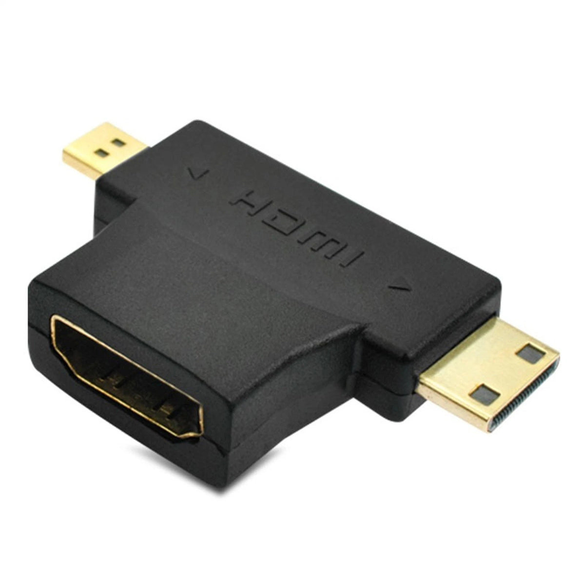 1 Pcs HDMI Female to Mini Micro HDMI Male Adapter Durable Replacement Connector