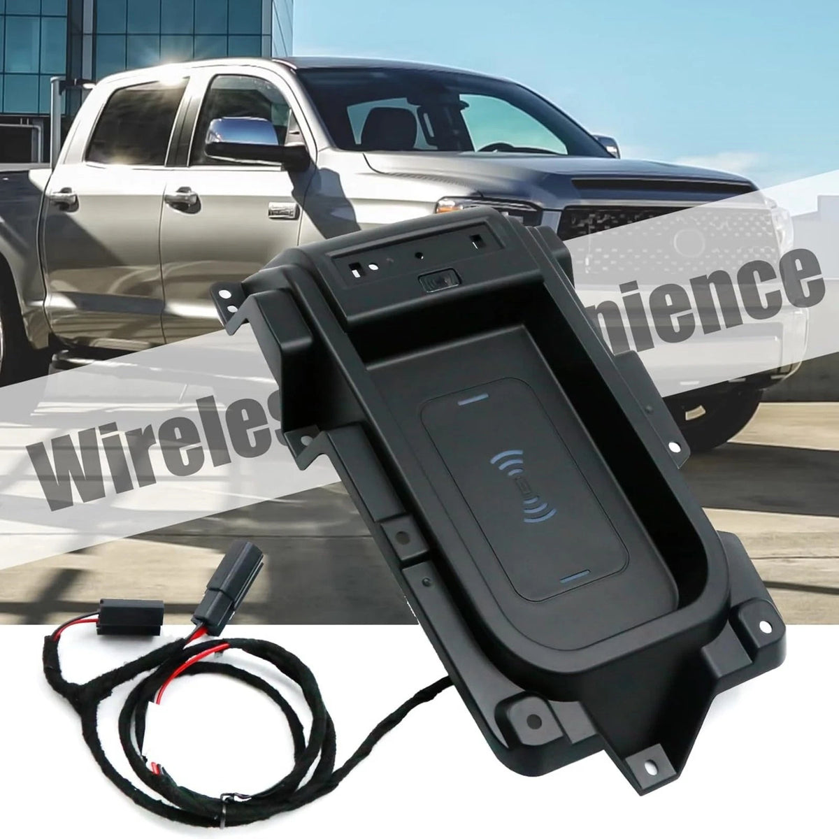 Wireless Charger Tray With Harness 00016-34506 Fit For Toyota Tundra 2014-2021