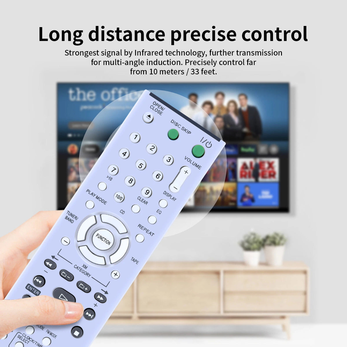 RM-SCR50 For Sony AV Receiver Remote Control HCD-GX570 MHC-GX570XM
