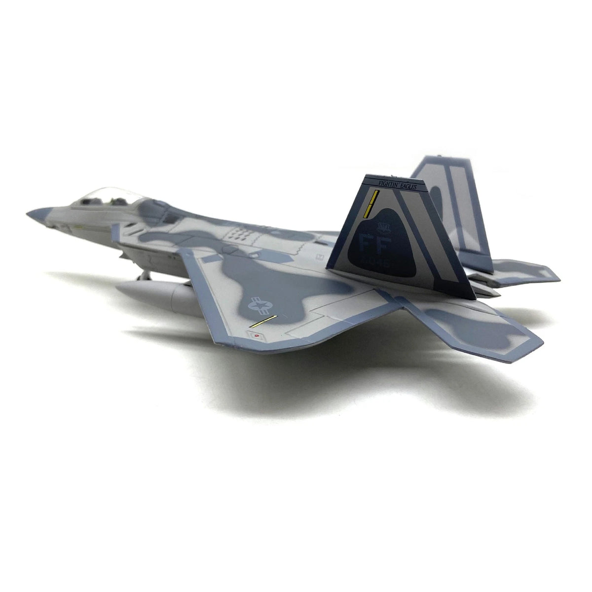 Retro 1/100 US F22 Raptor Stealth Fighter Alloy Jet Aircraft Model Military
