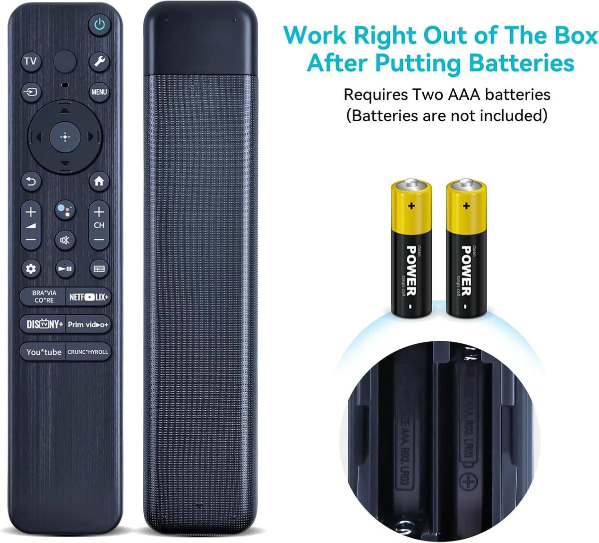 RMF-TX810U Remote Control For Sony 2023 TVwithout Voice