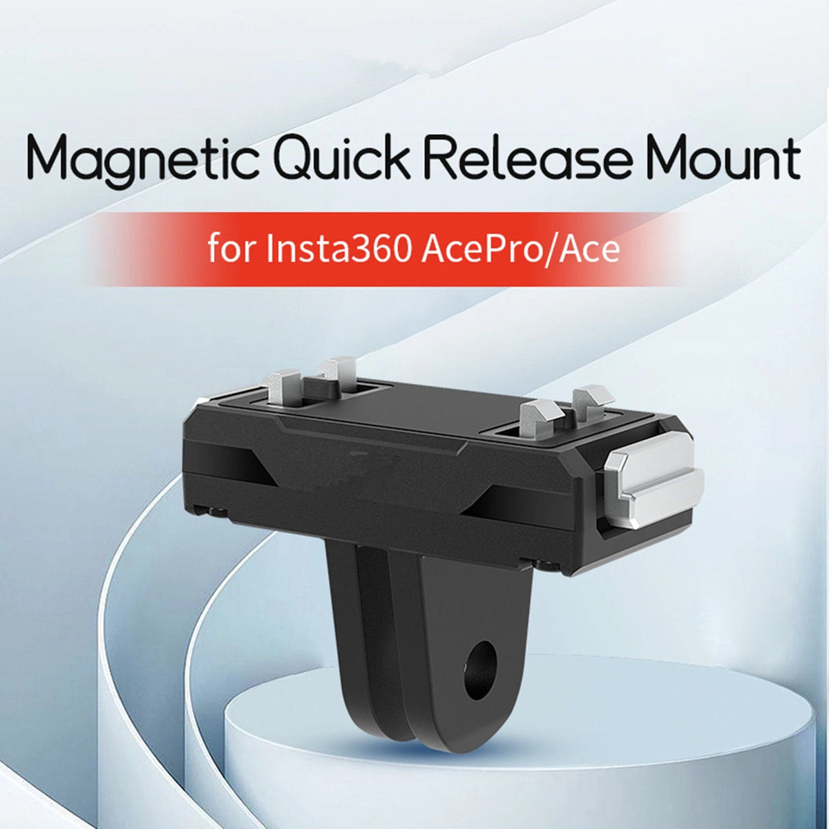 1*ABS Camera Magnetic Quick Release Mount Base Adapter For Insta360 AcePro/Ace
