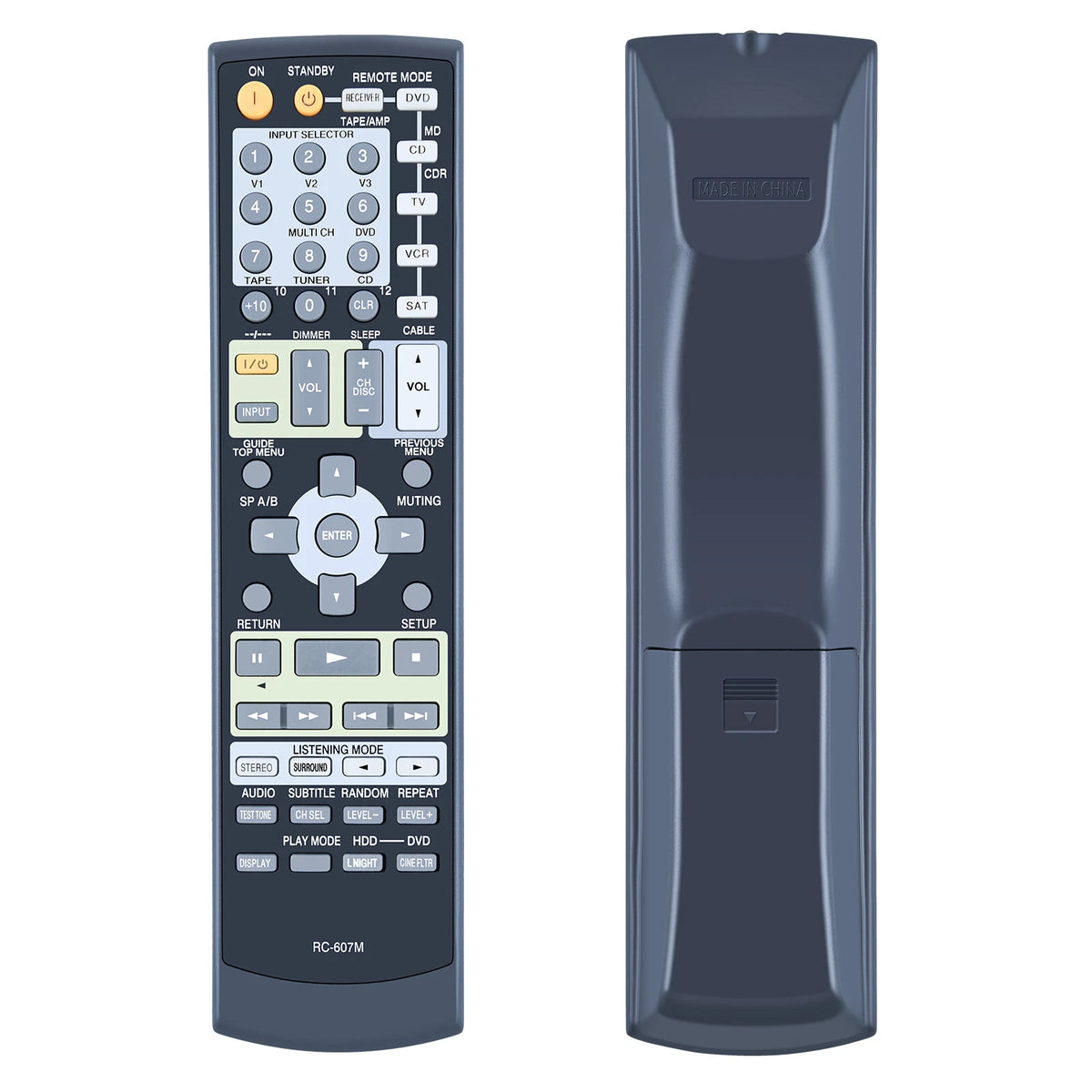 RC-607M Remote Control For Onkyo AV Receiver TX-SR503 TX-SR8350 TX-SR503E