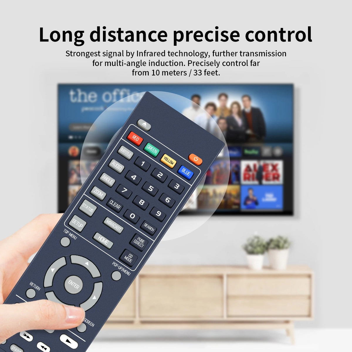 BDP130 Remote Control For Yamaha BD-A1060 BD-S681