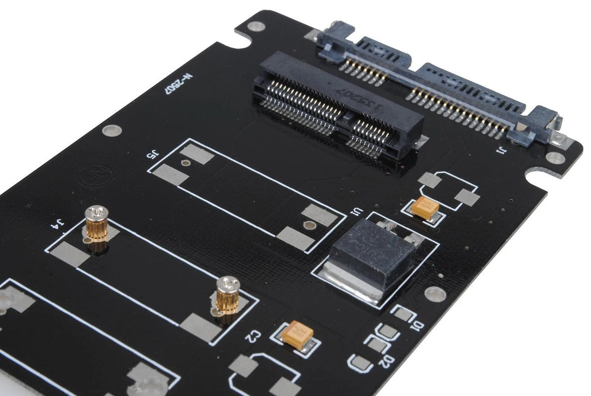 2.5 Inch SATA to mSATA SSD Enclosure Converter Internal / External Adapter A