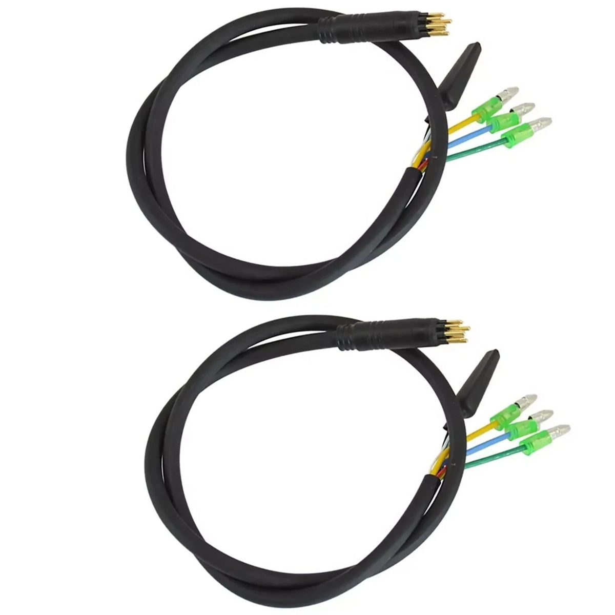 2pcs E-bike 9Pin Motor Extension Cable Male Cord For Wheel Hub Motors