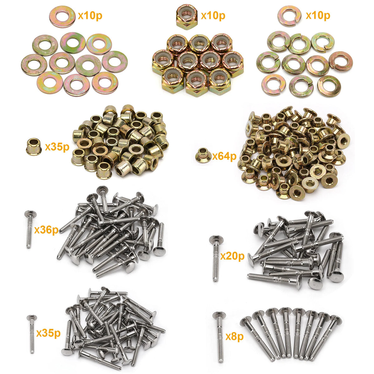 For Peterbilt 379 Front Grill Huck Rivet Kit Stainless Steel