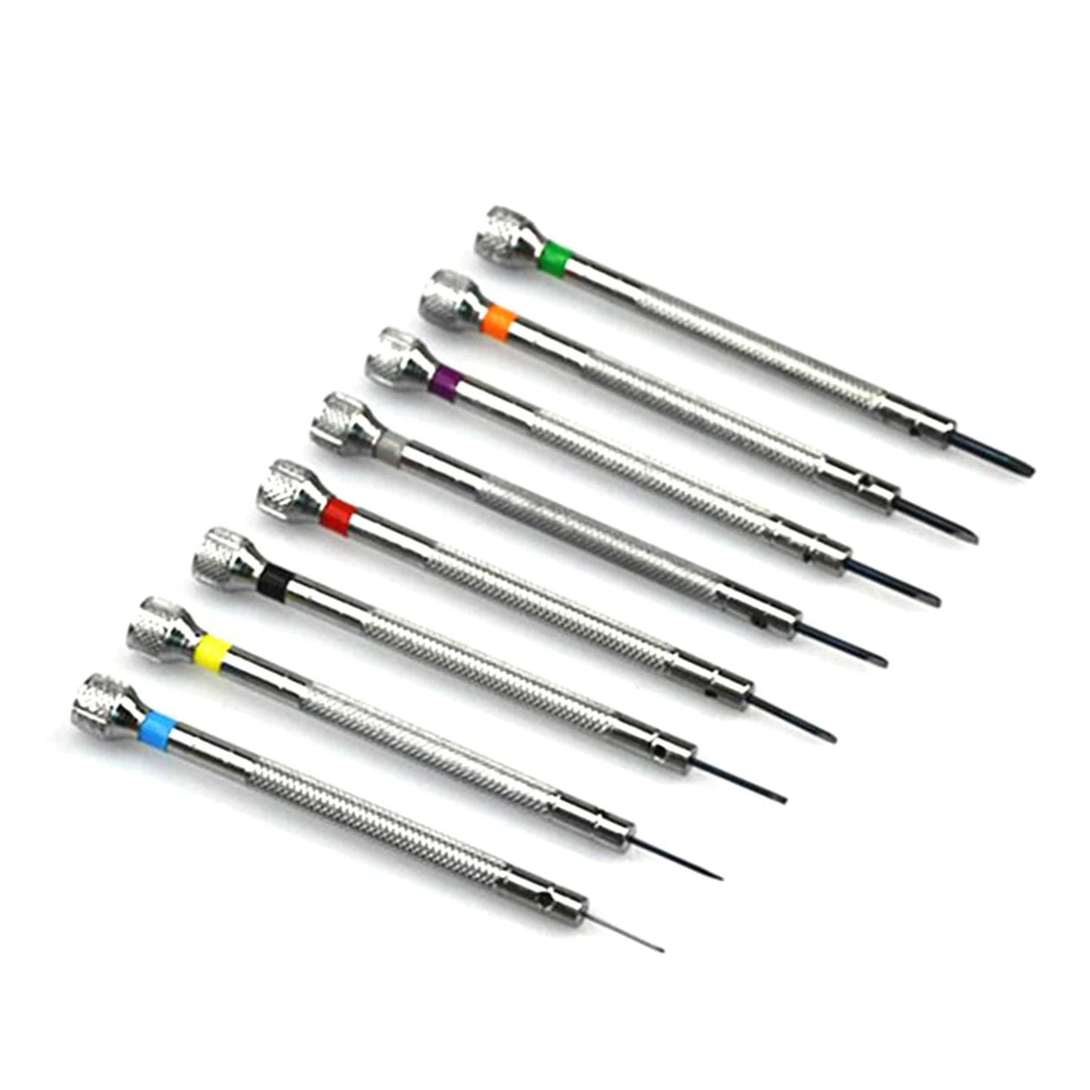 13Pack Metal 0.6-2mm Slotted 1.2-2mm Cross Screwdriver Watchmaker Repair Tool