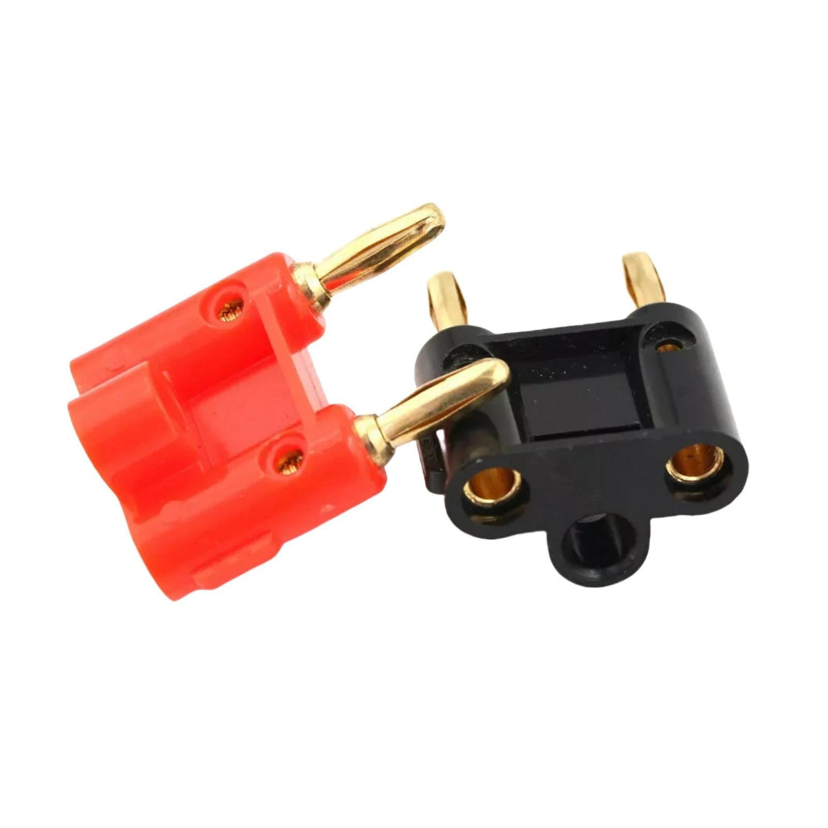 Speaker Banana Plugs Dual 4mm Gold 10PCS Copper Connectors Safe Easy Install