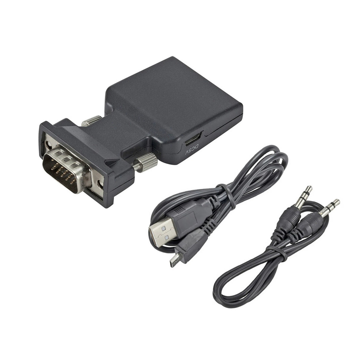 VGA Input To HDMI Output Adapter PC Laptop To HDTV Moniter Projecter Converter F