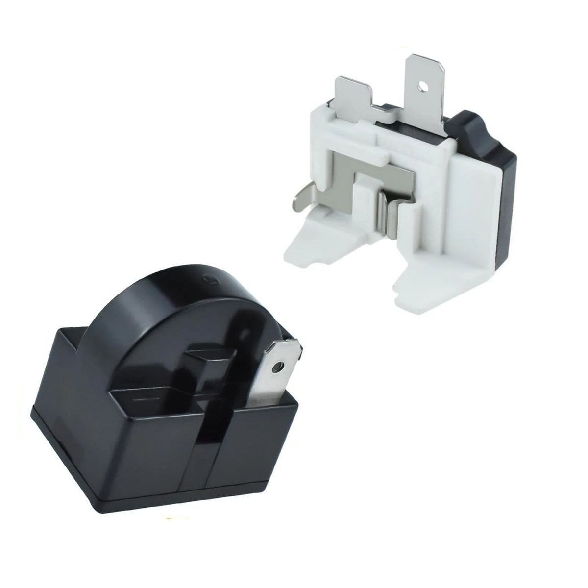 Starter Relay And Overload Protector 1 Pin 4.7 Ohm For Refrigerator Deep Freezer
