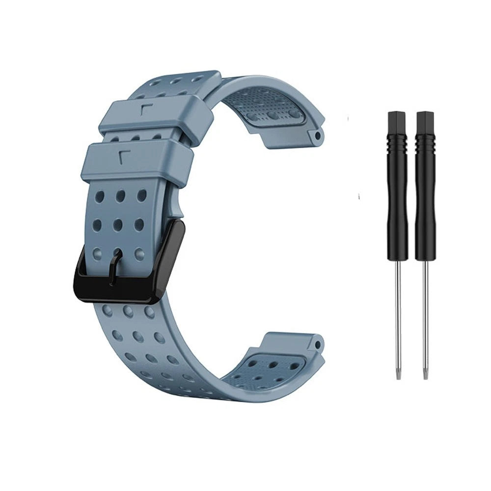Rock Cyan Silicone Watch Wristband Strap Bracelet Belt For Garmin Approach S20