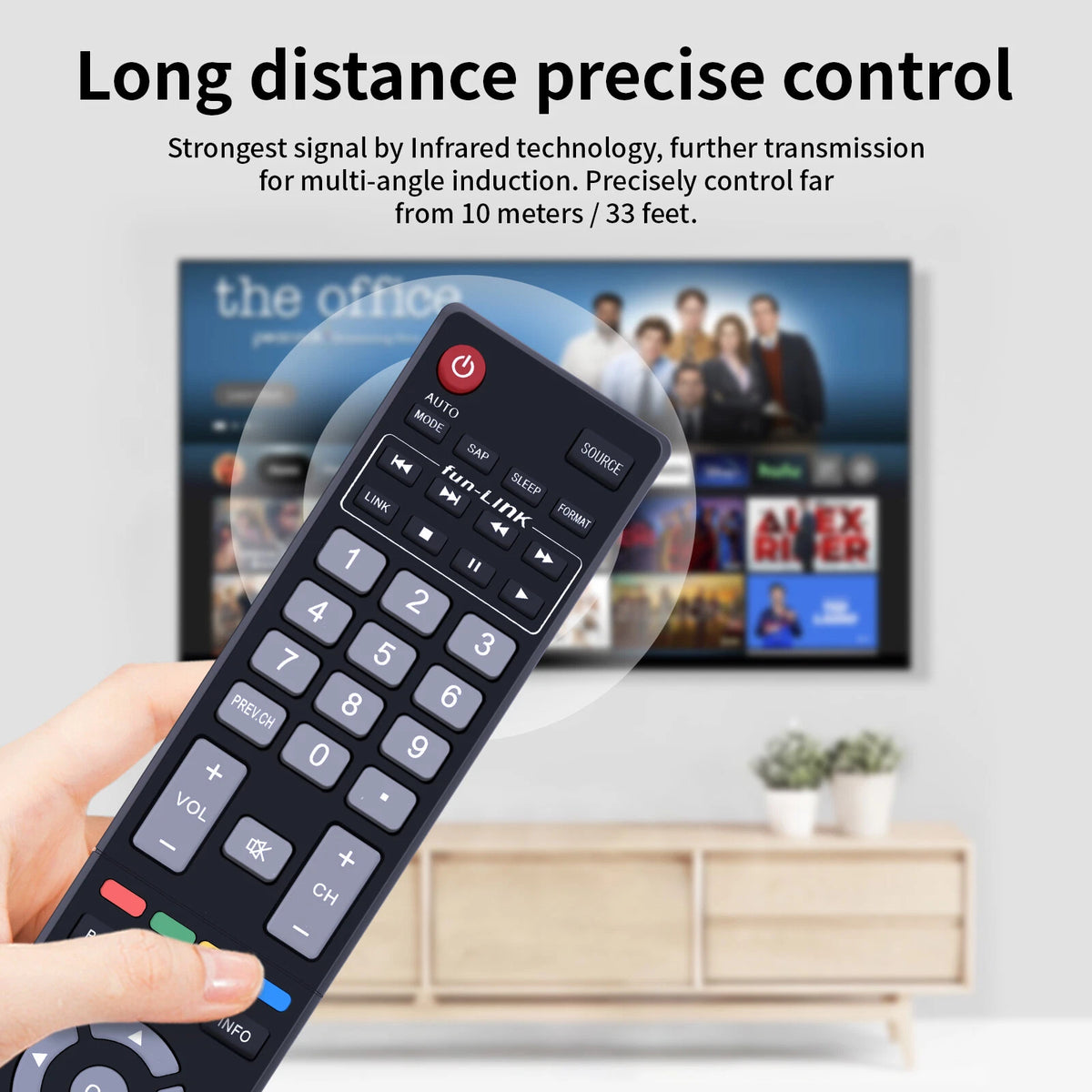 Remote Control For Magnavox TV 39MF402B/F7 39MF412B/F7 39MF412B/F8 32ME402V