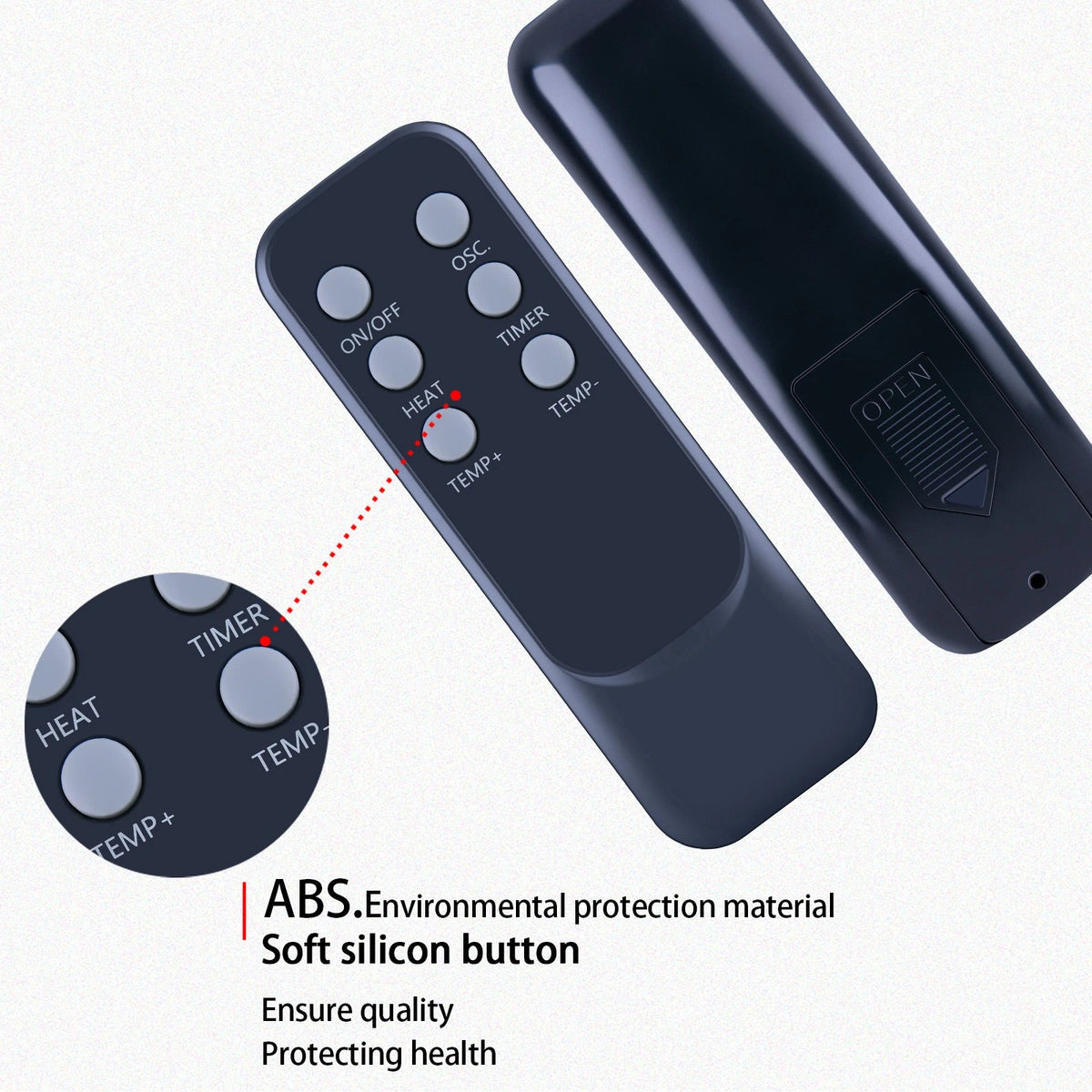 Remote Control For YOPOWER 2000W Ceramic Heater