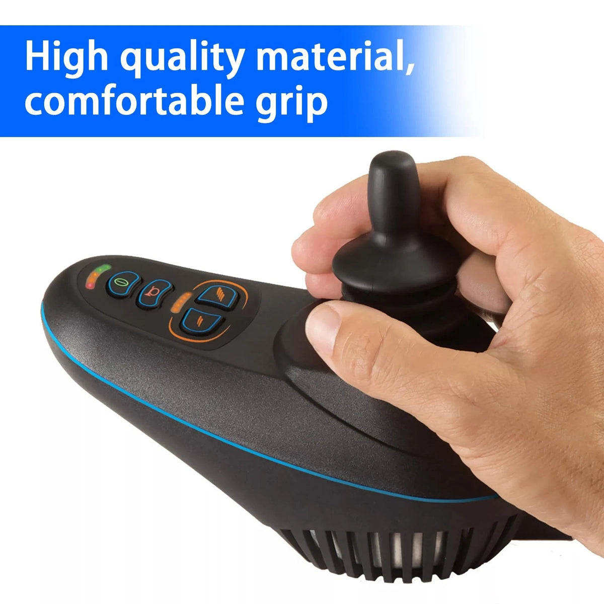 4 Pcs Wheelchair Joystick Button Cap Controller Knob and Black