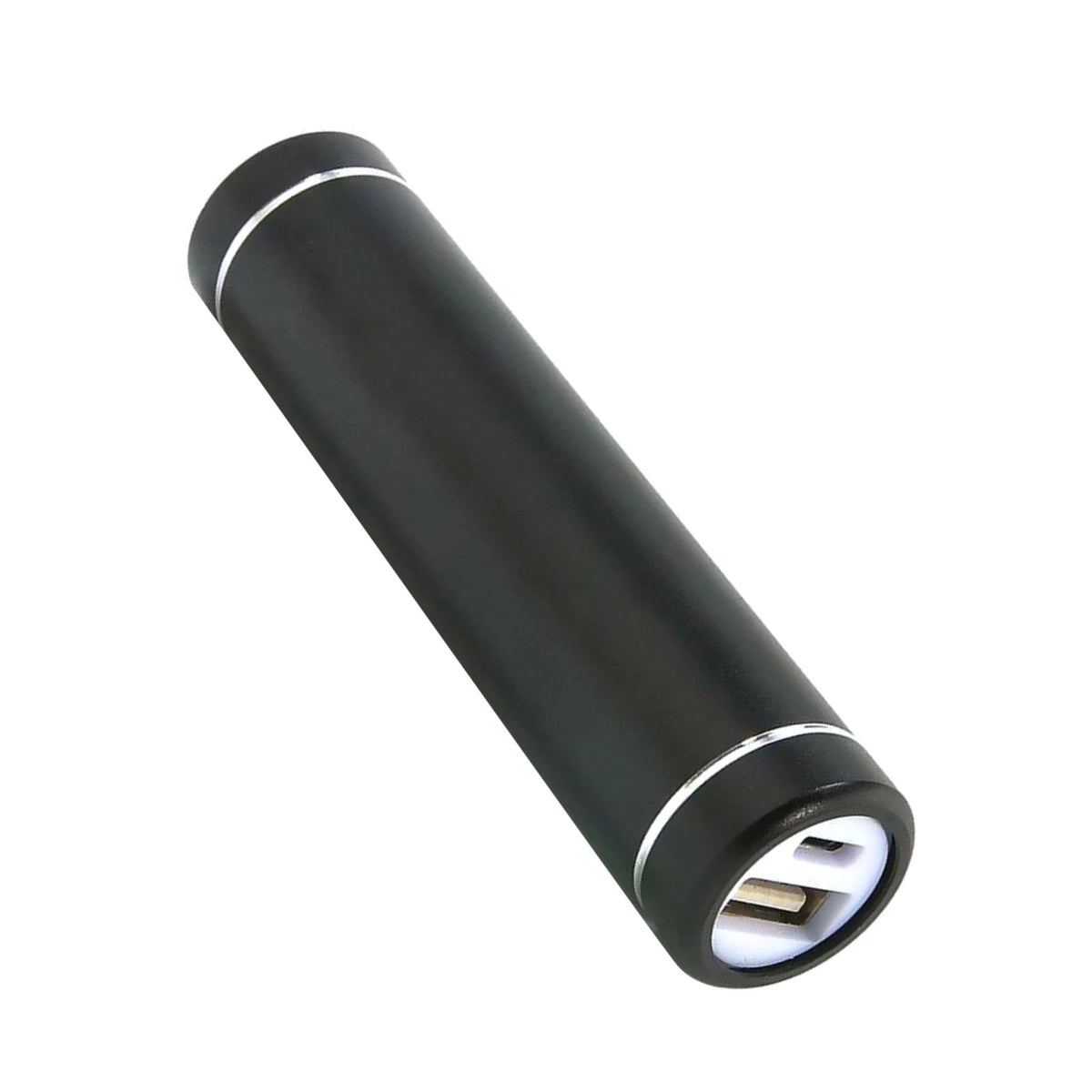 1*Black Alloy Mini 5V USB Power Bank Case Set 18650 Flat Top Battery Charger Box