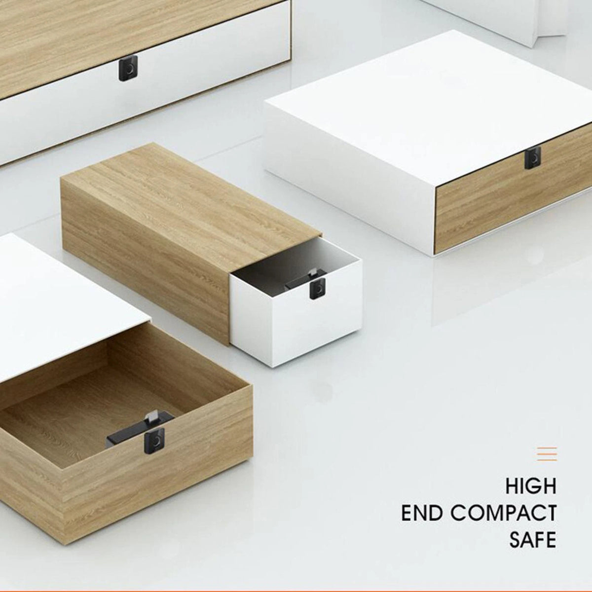 Fingerprint Panel Board Lock Body/Catch USB Rechargeable Cabinet Drawer Door