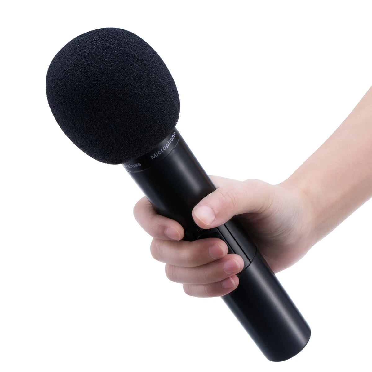 Mudder 5 Pack Foam Mic Cover Handheld Microphone Windscreen 171.5 cc, Black