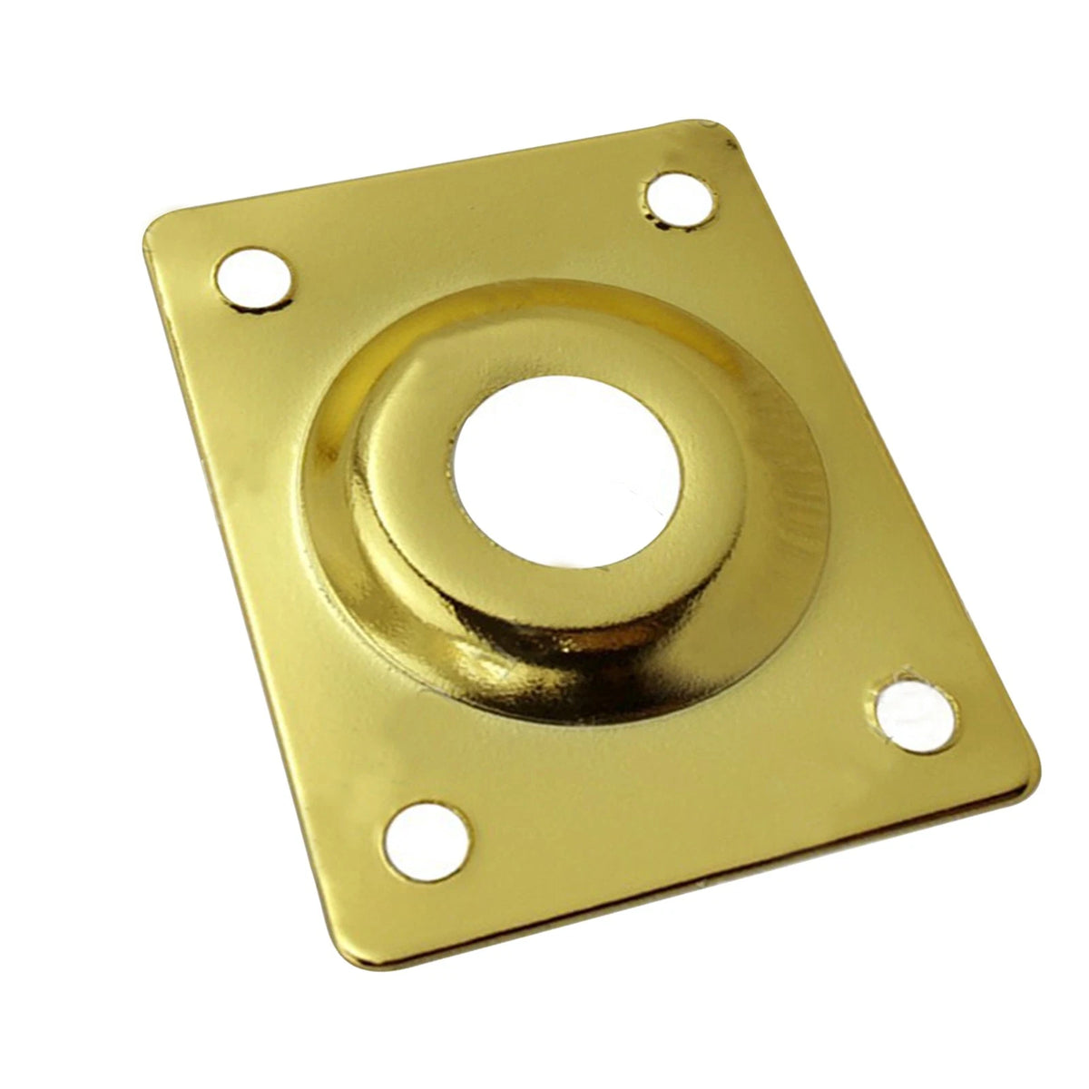 2Pcs Guitar Output Metal Jack Plate Square With Screws For Electric Bass Guitar;