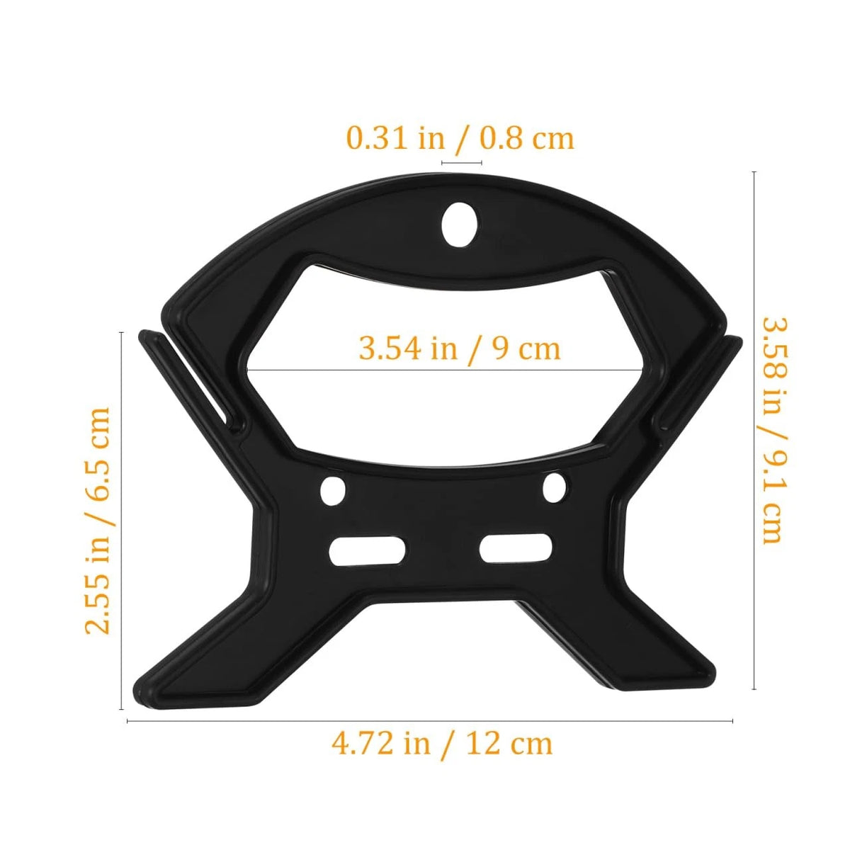 Garneck 10pcs Rope Winder: Cord Cable Organizer for 11.2x9.1cm, Black
