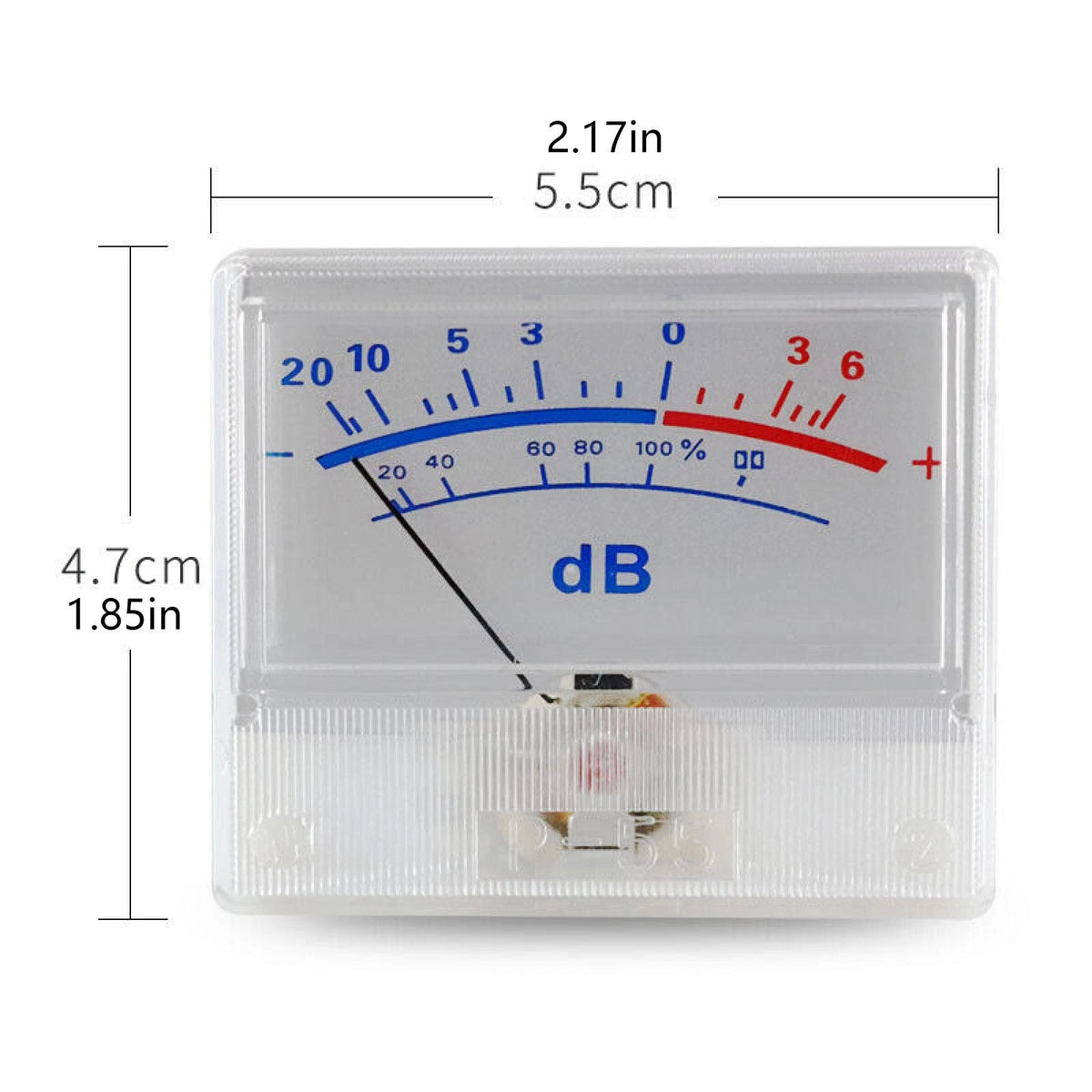 Measure High-Precision VU Level Meter Header Power Amplifier Meter Sound Gauge