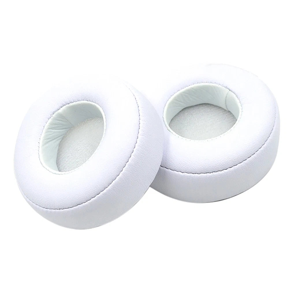 2Pcs White Ear Pads Cushion Cover For Beats Mixr Headphones Replace Part