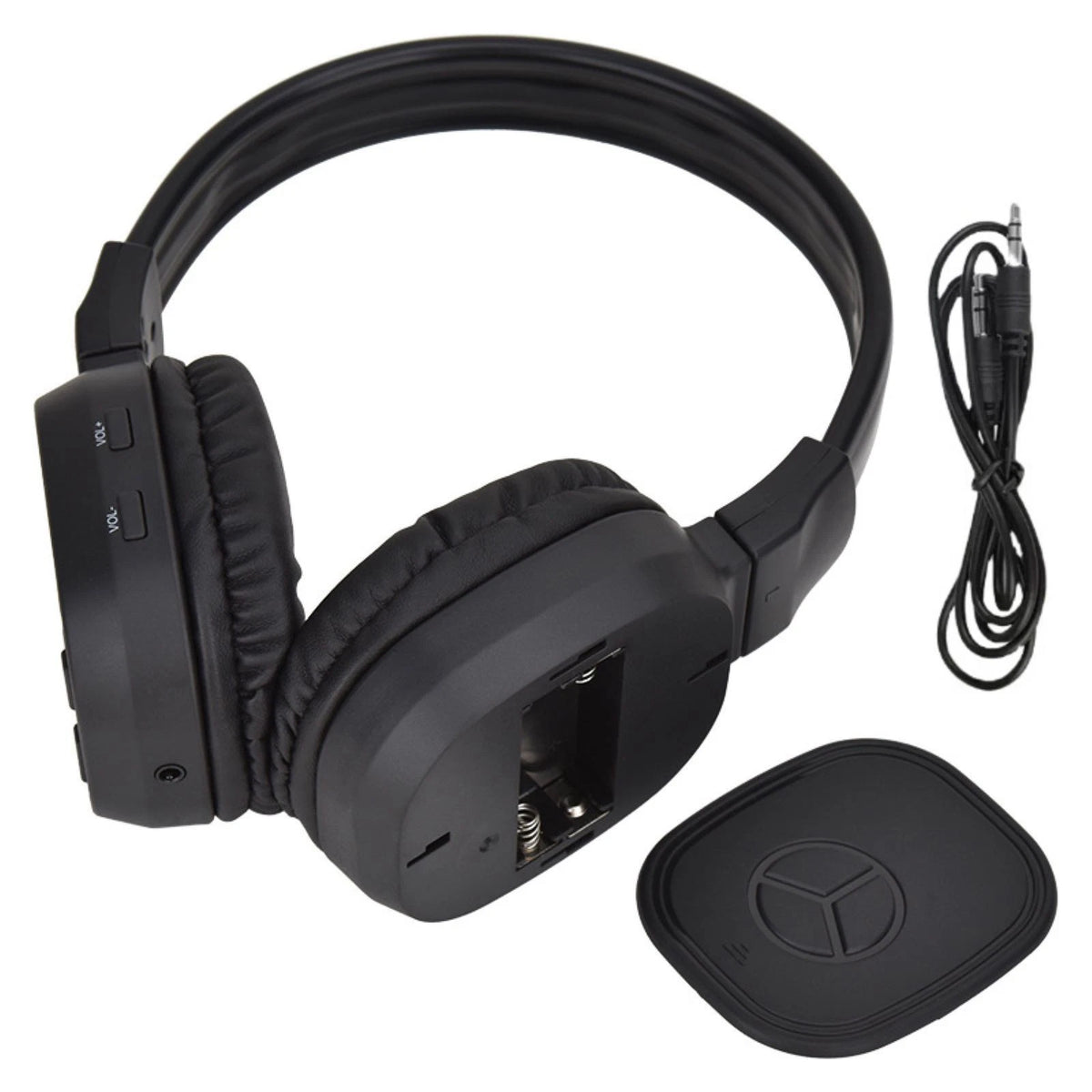 Portable Wireless FM Radio Headset perfect for using on your computer or MP3