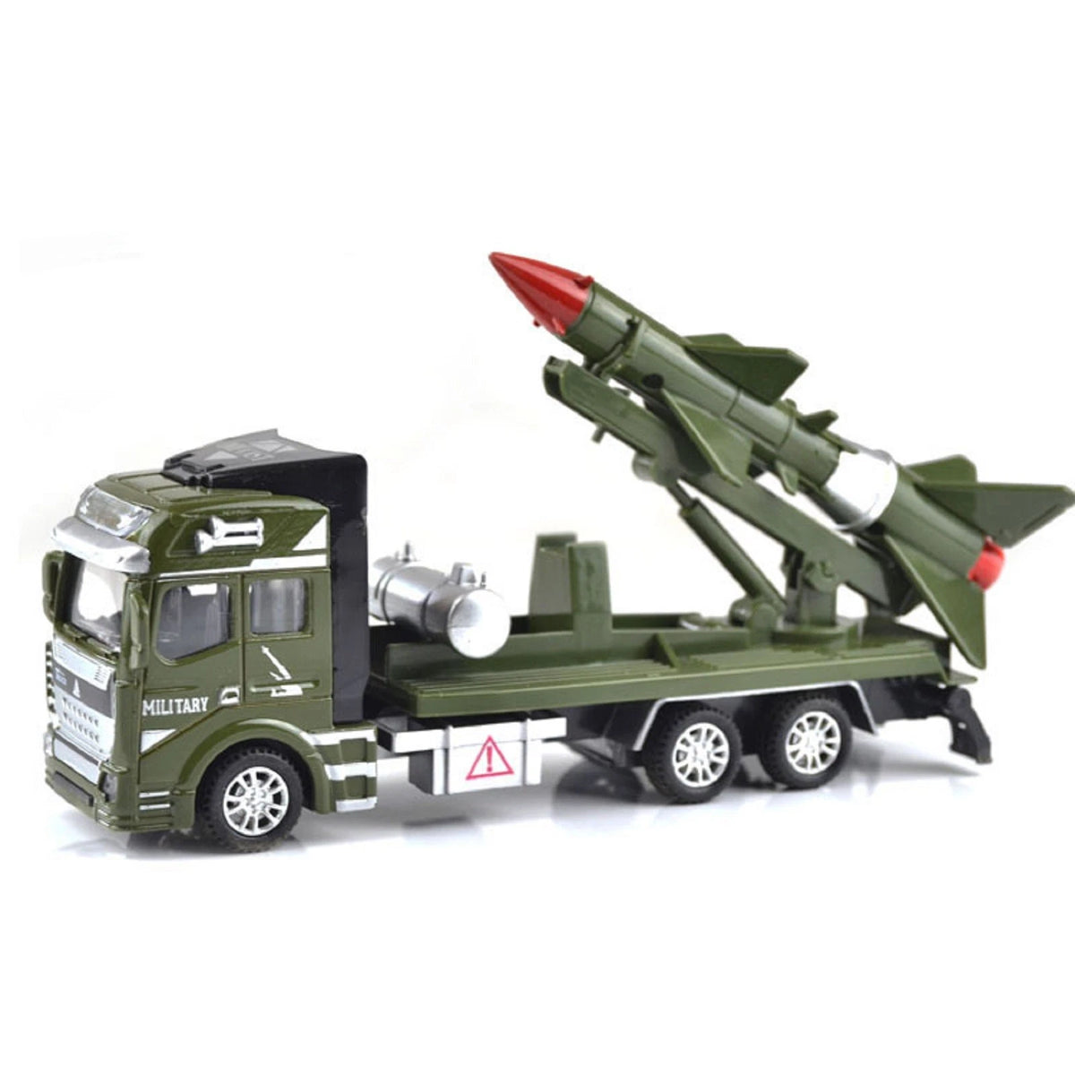 1:64 Pull Back Military Truck Car Model Collection Vehicle Toy Kids Gift Display