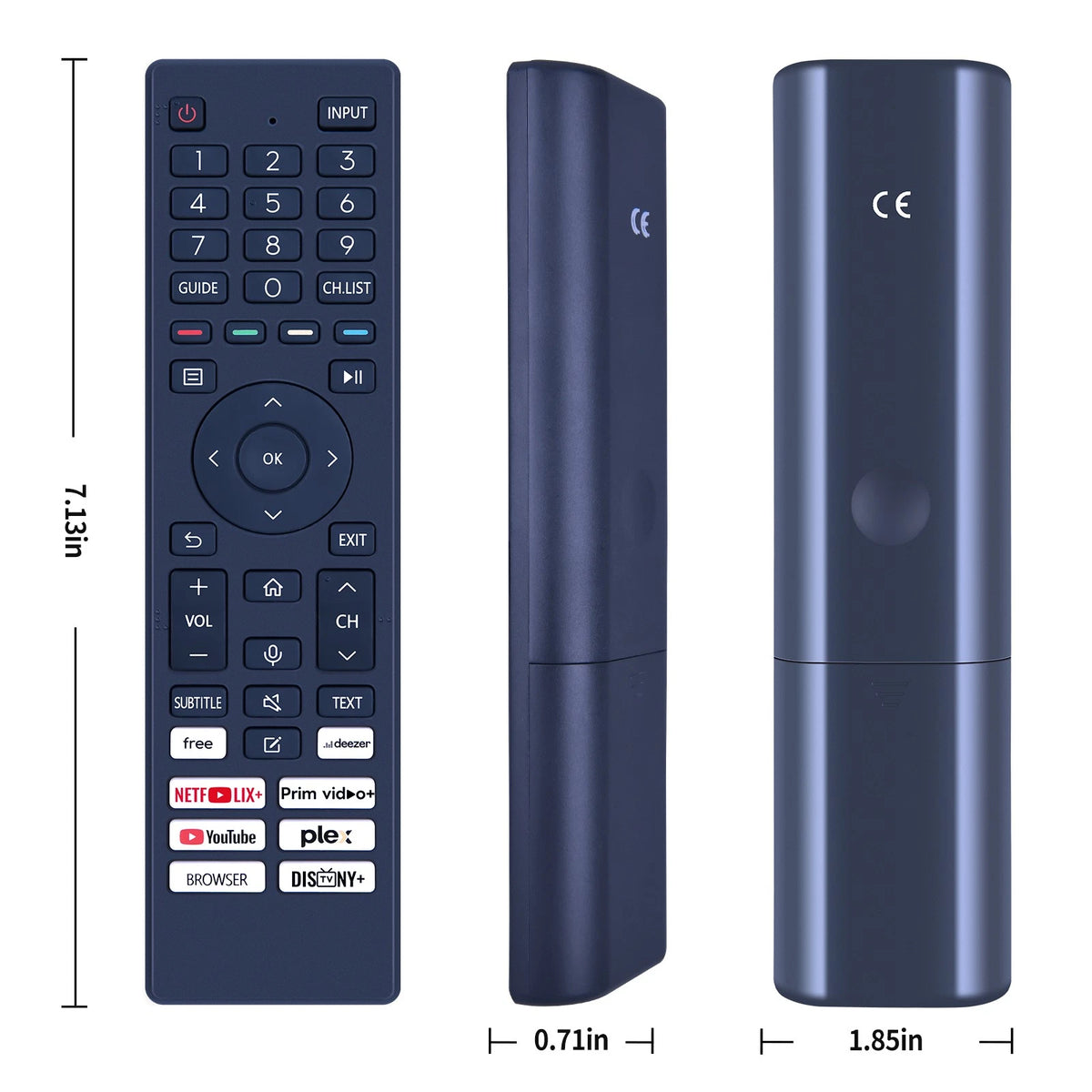 ERF2A32 Replacement Remote Control For Hisense Smart TV