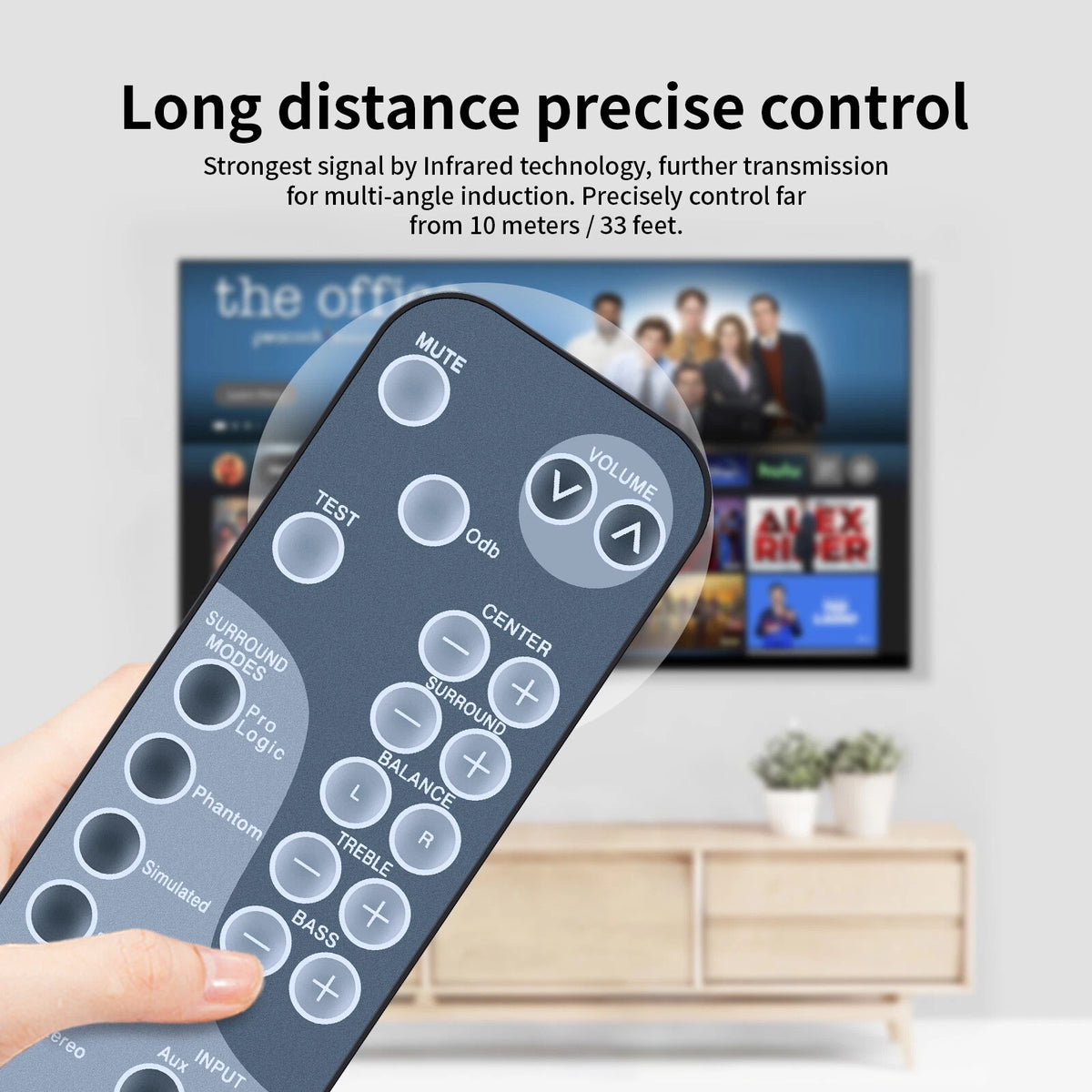 Remote Control For JBL SUB300 Simply Cinema Surround Sound System ESC300
