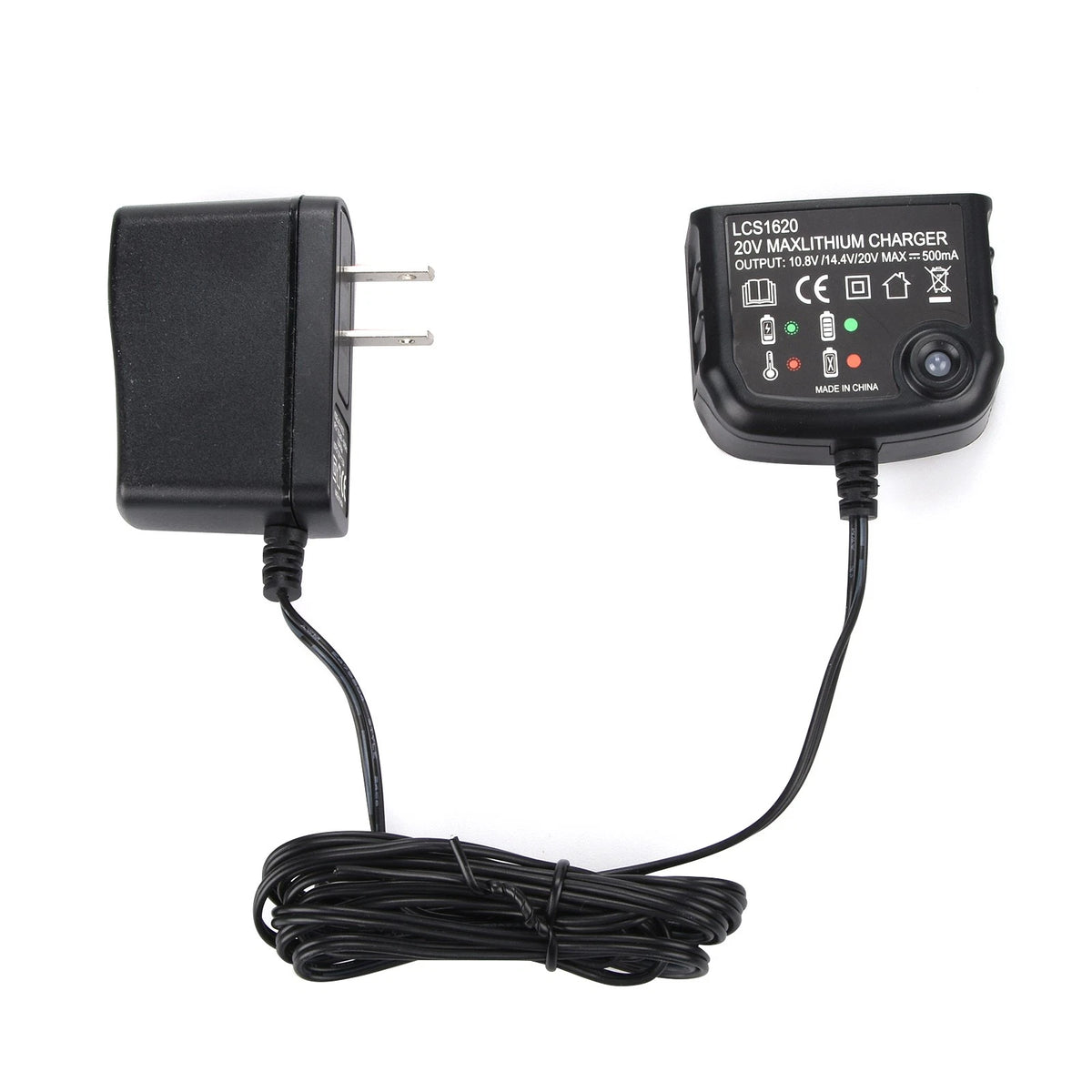 1 PC 20V Black Lithium-Ion Battery Charger Fit For Black and Decker Battery