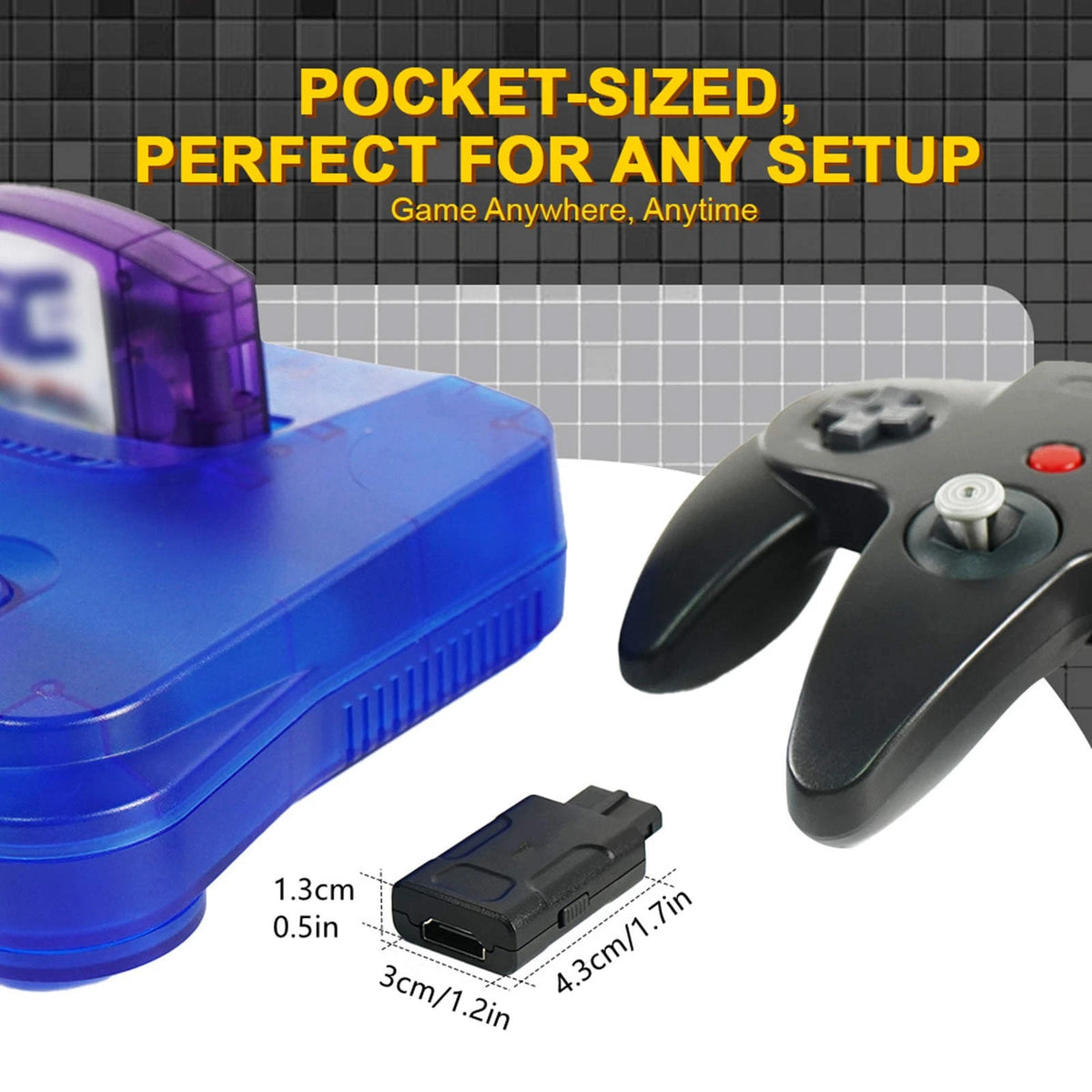 For N64 Nintendo GameCube HDMI Converter PAL NTSC S-Video Composite Signal