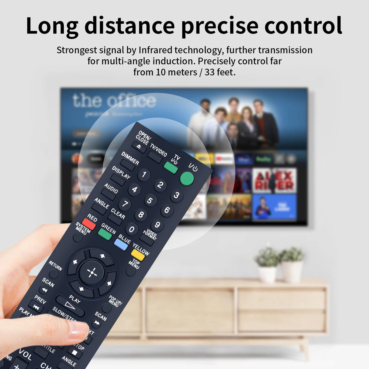 RMT-B101A Remote Control For Sony Player BDP-S300 BDP-S301