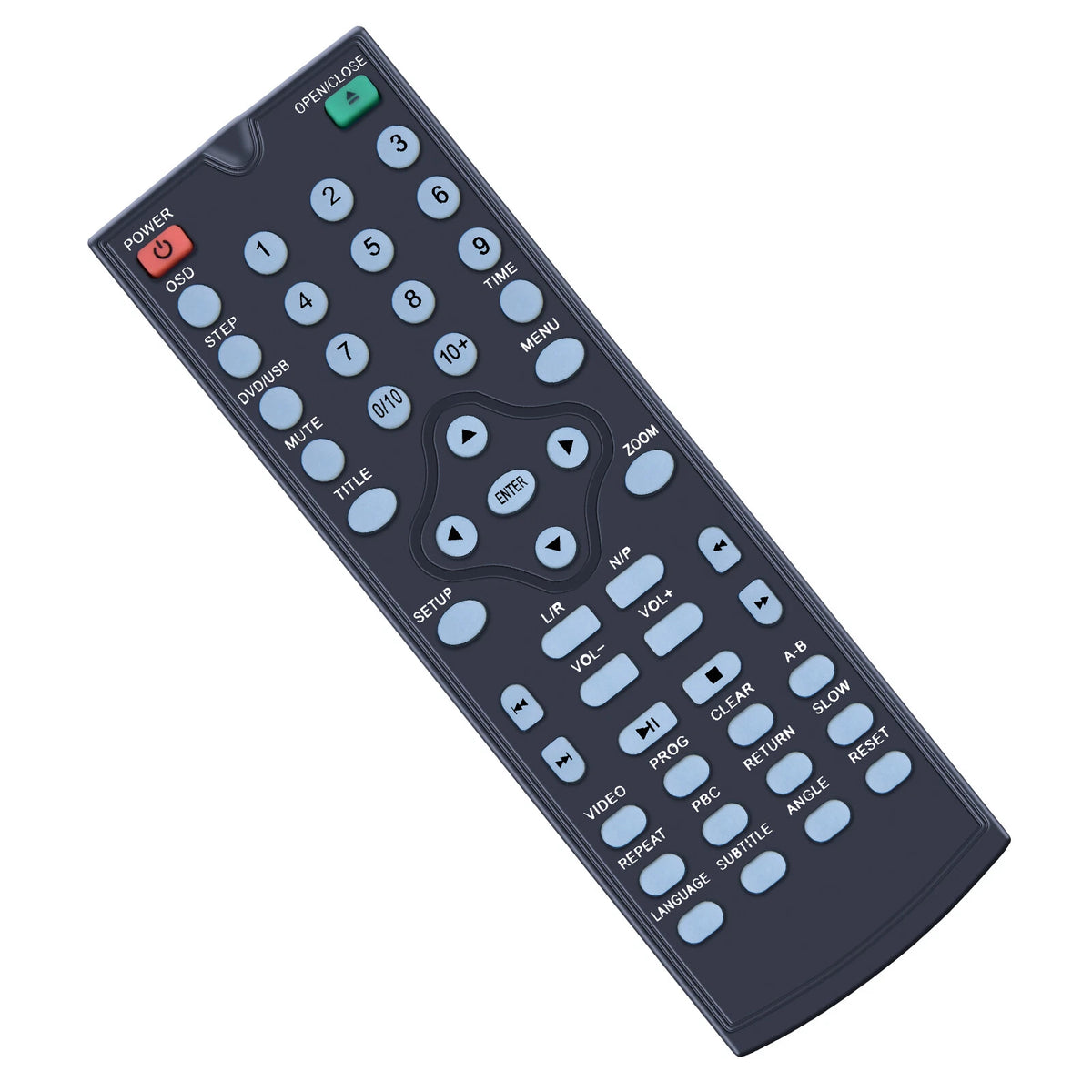 Replace Remote Control For Majority DVD CD player Scholars SCH-DVD-BLK
