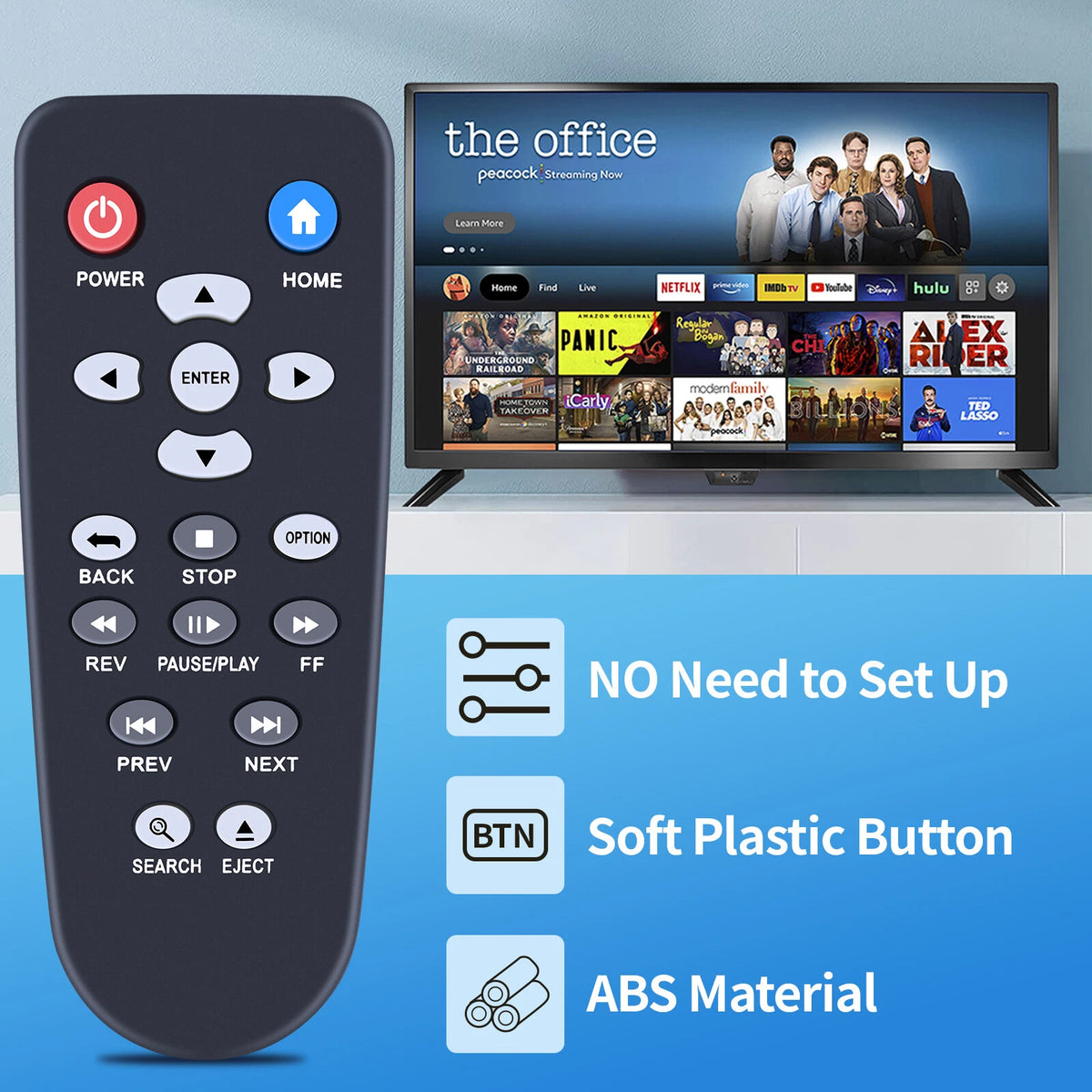 Remote Control For WD Western Digital Elements TV HD Mini Live Plus Media