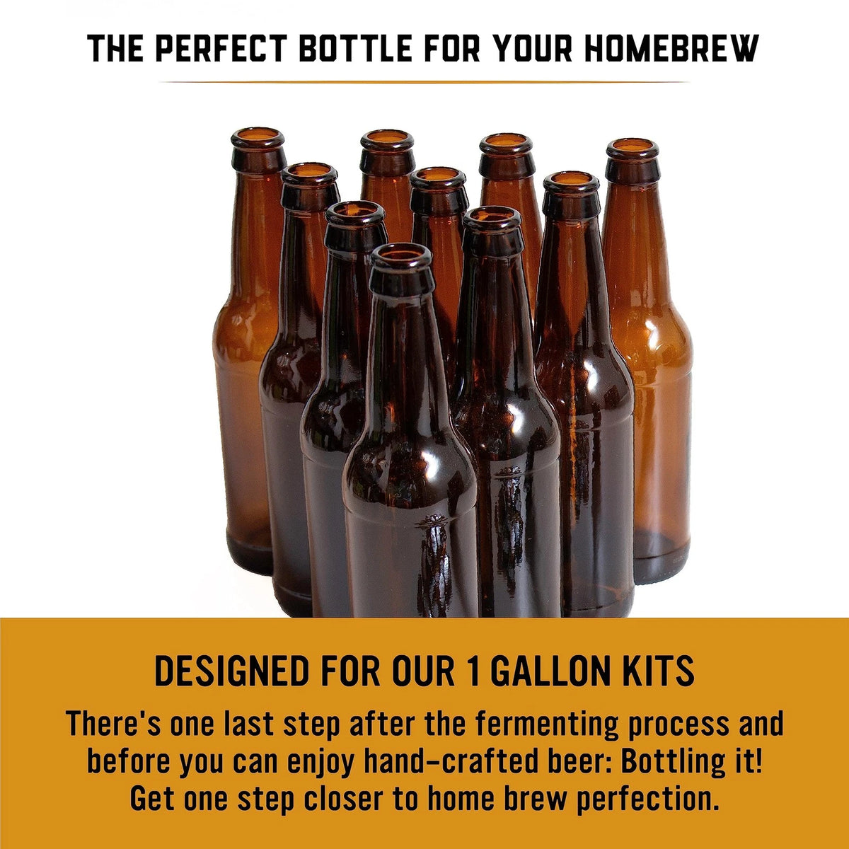 Deluxe Bottling Kit – Craft a Brew Homebrew Bottler 1 Gallon, Dark Brown
