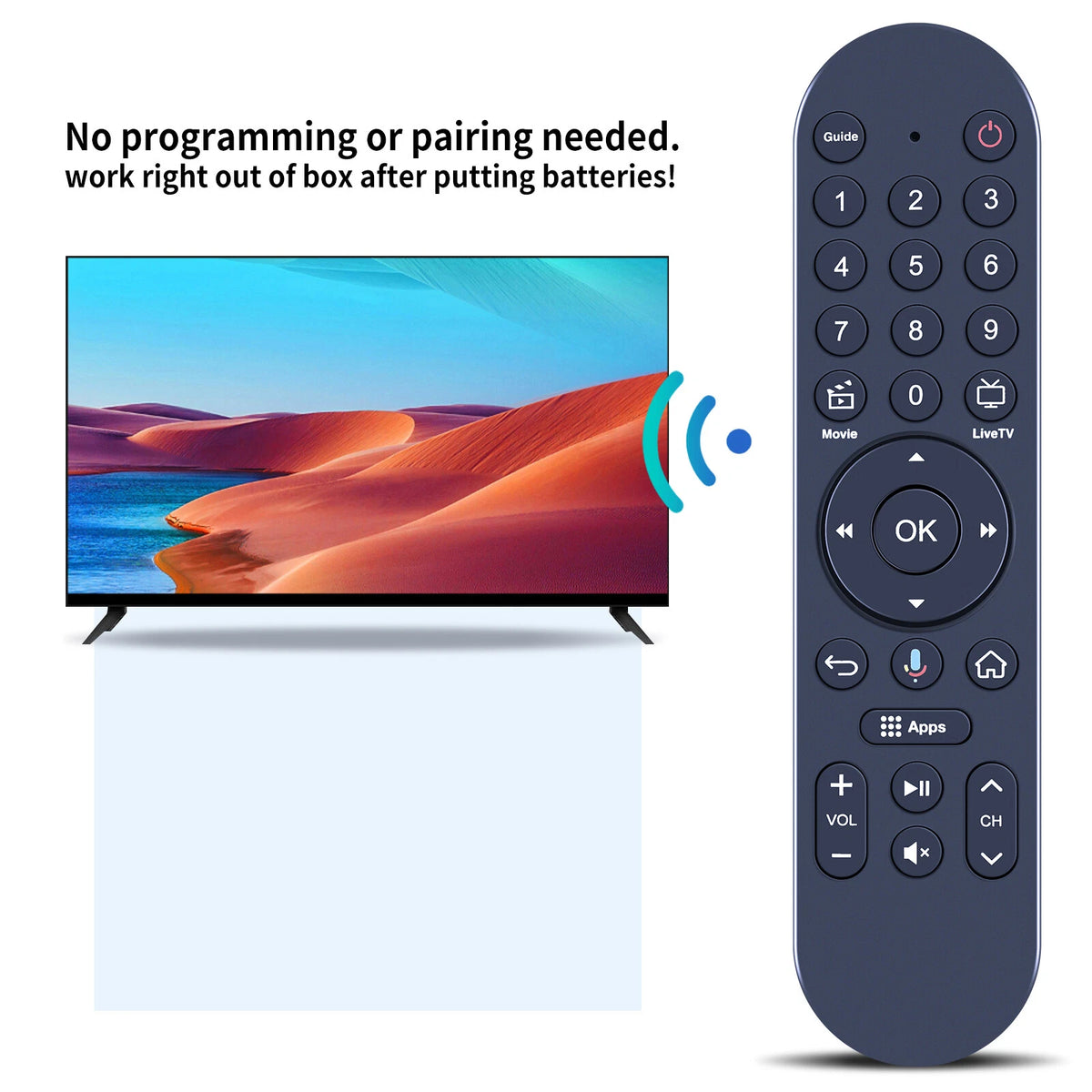 Remote Control For TRUE TV RC4532903/01BR-V04V01