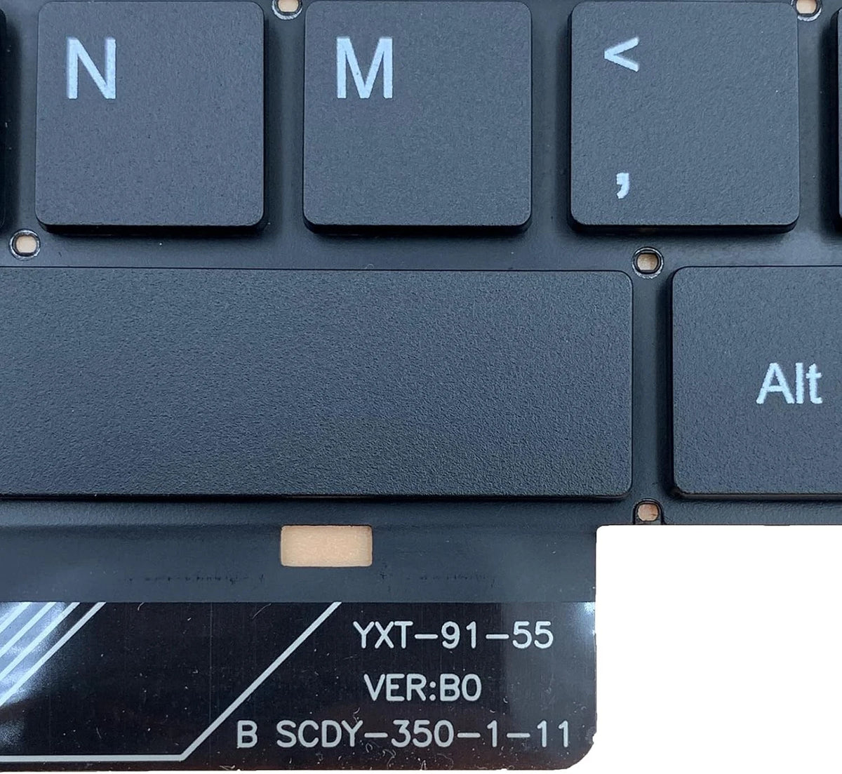 Laptop Replacement US Layout Keyboard for Gateway GWNR71517-BL-BASE black