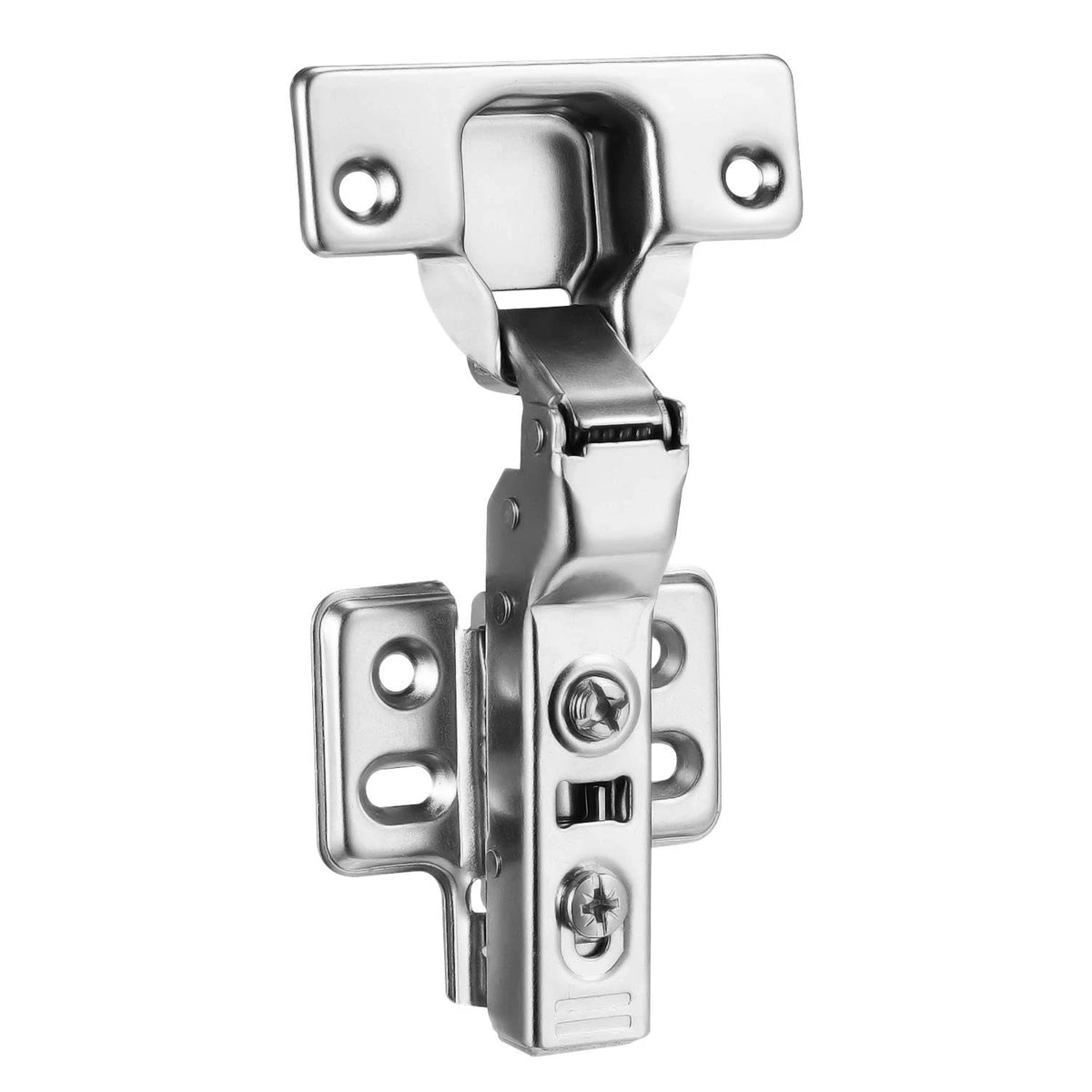 Luokim 2pcs Half Overlay Cabinet Hinge Frameless 1 Pair,
