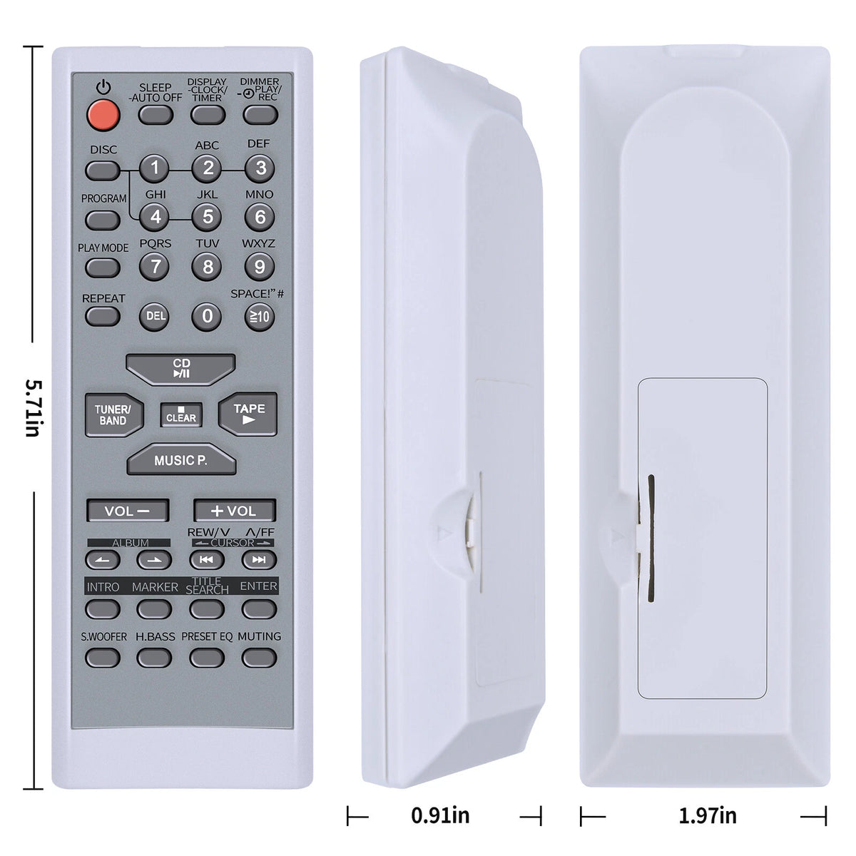 N2QAHB00064 Replacement Remote Control For Panasonic Audio Sistem