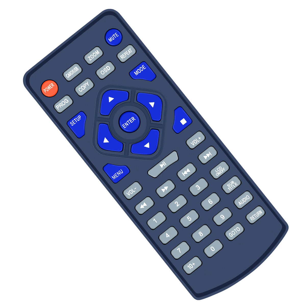 Remote Control For Trexonic TRX-1580 925109881M TR-D12 Portable DVD Player