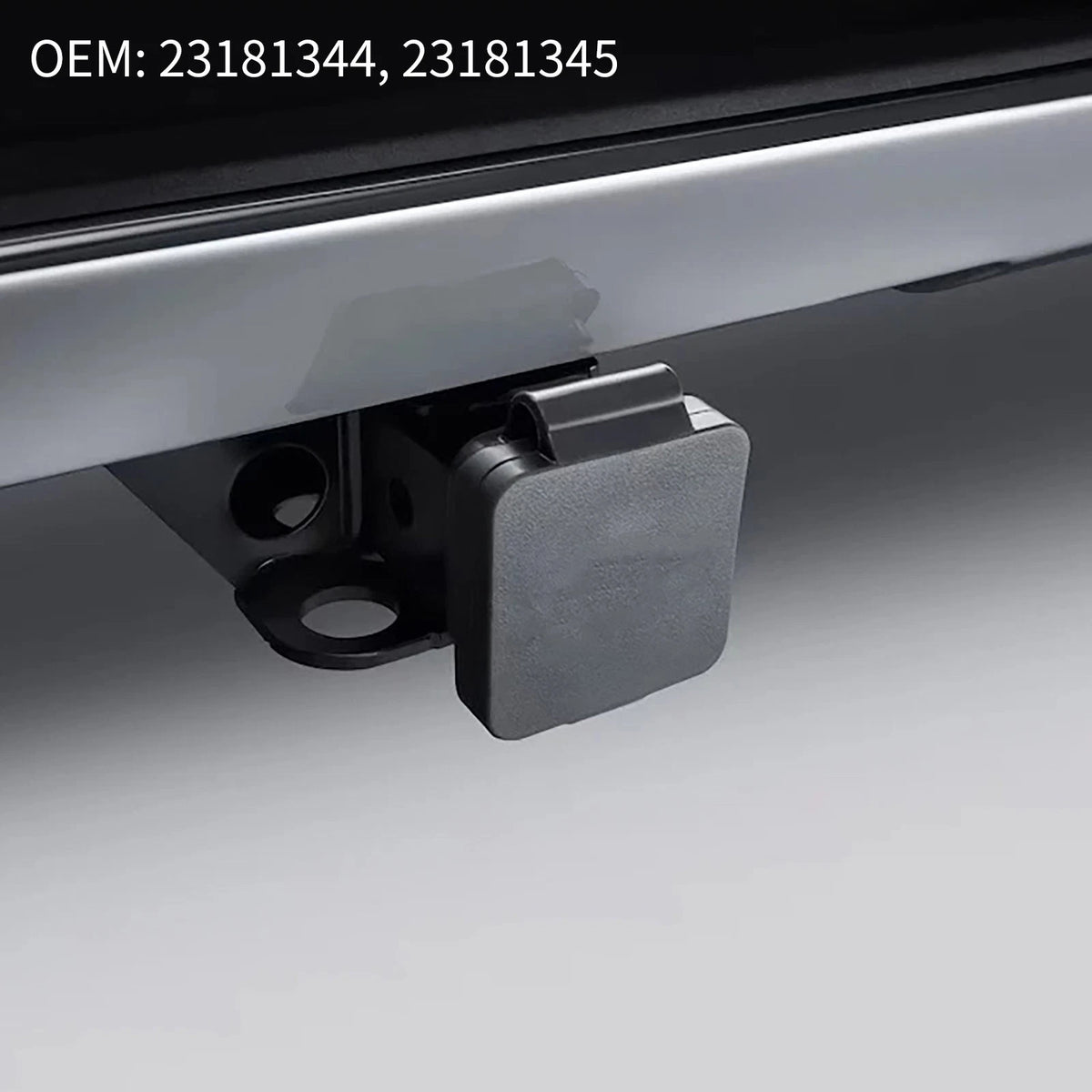 23181344 23181345 Hitch Closeout Cover For GMC Yukon Winter Proof Impact Black