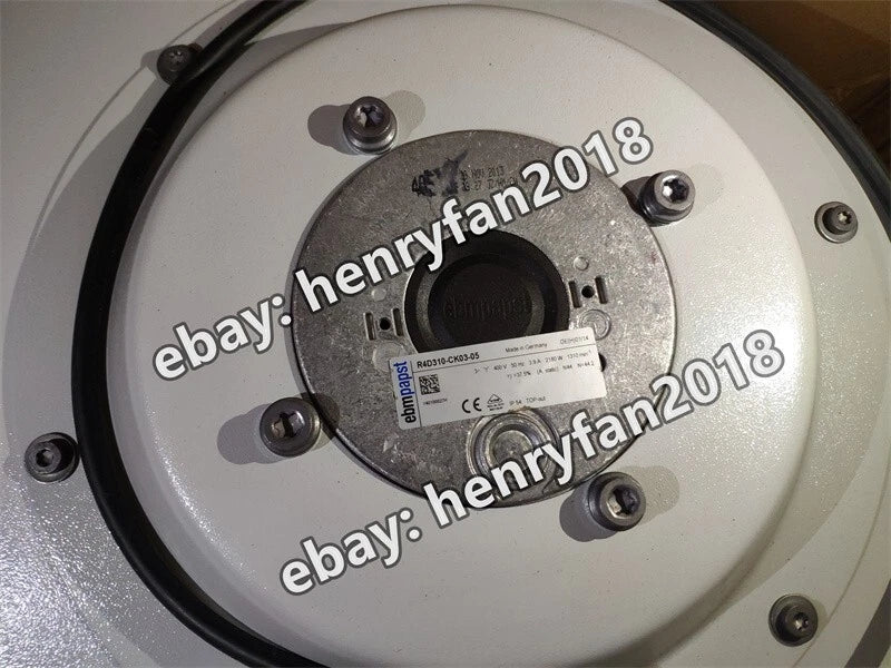 Ebmpapst R4D310-CK03-05 AC Centrifugal Fan 50Hz 400V 3.9A 2180W Inverter Fan