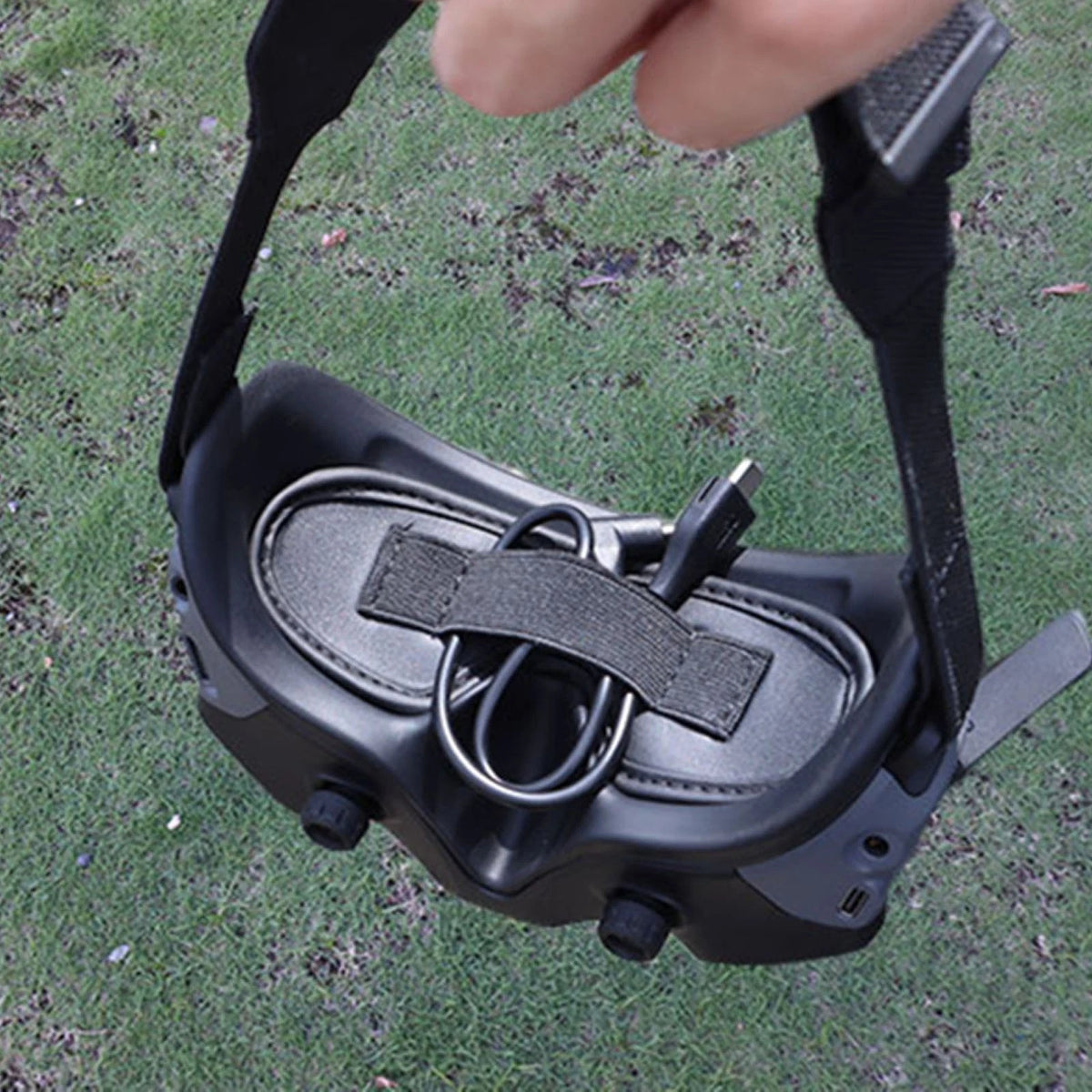 Glasses Battery Case Box Lens Shading Pad Charging Cable for DJI Goggles 2
