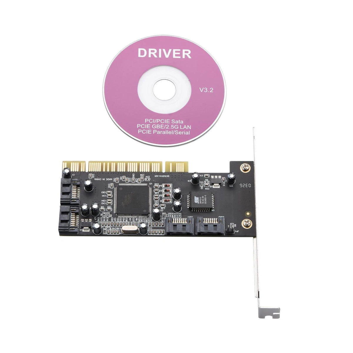 4 Port SATA PCI Expansion Card PCI To SATA Adapter Card RAID 5
