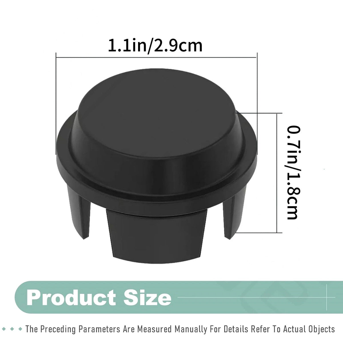 Wheel Hub Cap Replacement Set for John Deere Front Mower Models F710 and F725