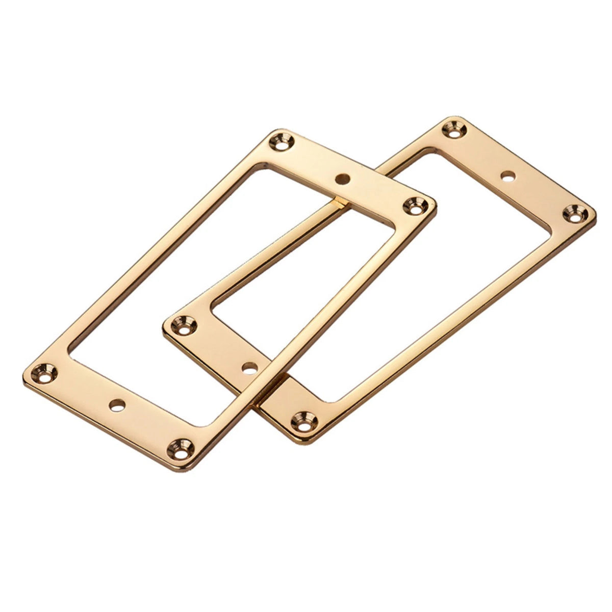 2Pcs Gold Electric Guitar Pickup Mounting Ring w/ Screws for Les Paul LP Parts