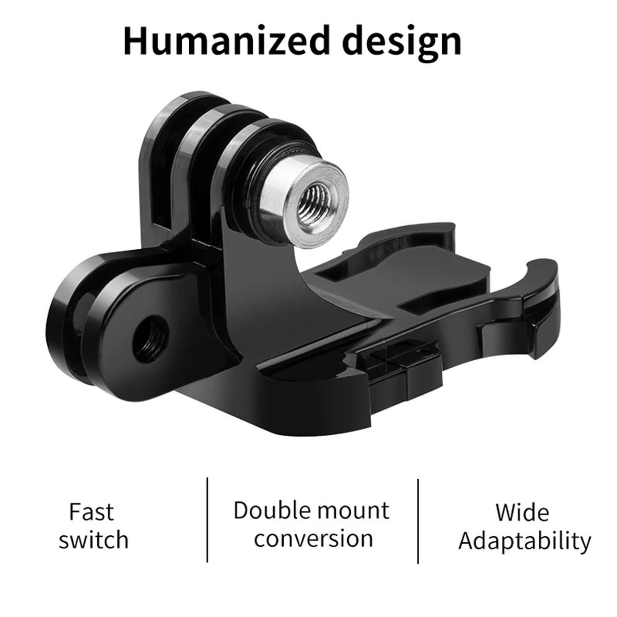 Dual J Hook Buckle Mount Quick-Release Adapter for Gopro Hero 8 DJI OSMO ACTION