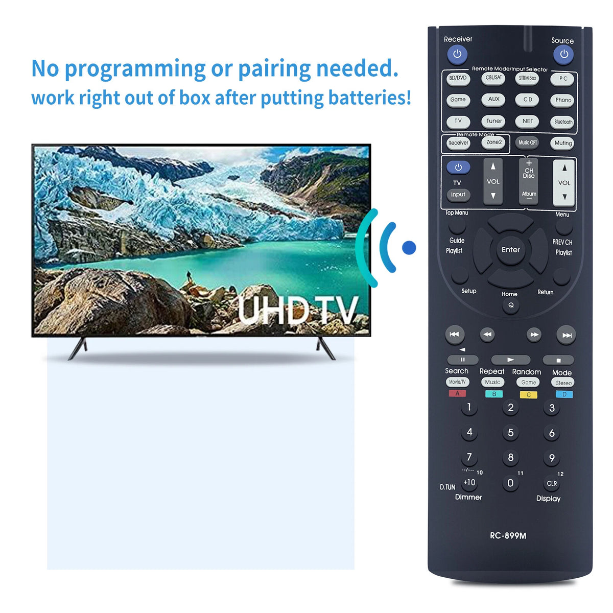 RC-899M For Integra Audio Receiver Remote Control DTR 20.7 DTR207 DTR307