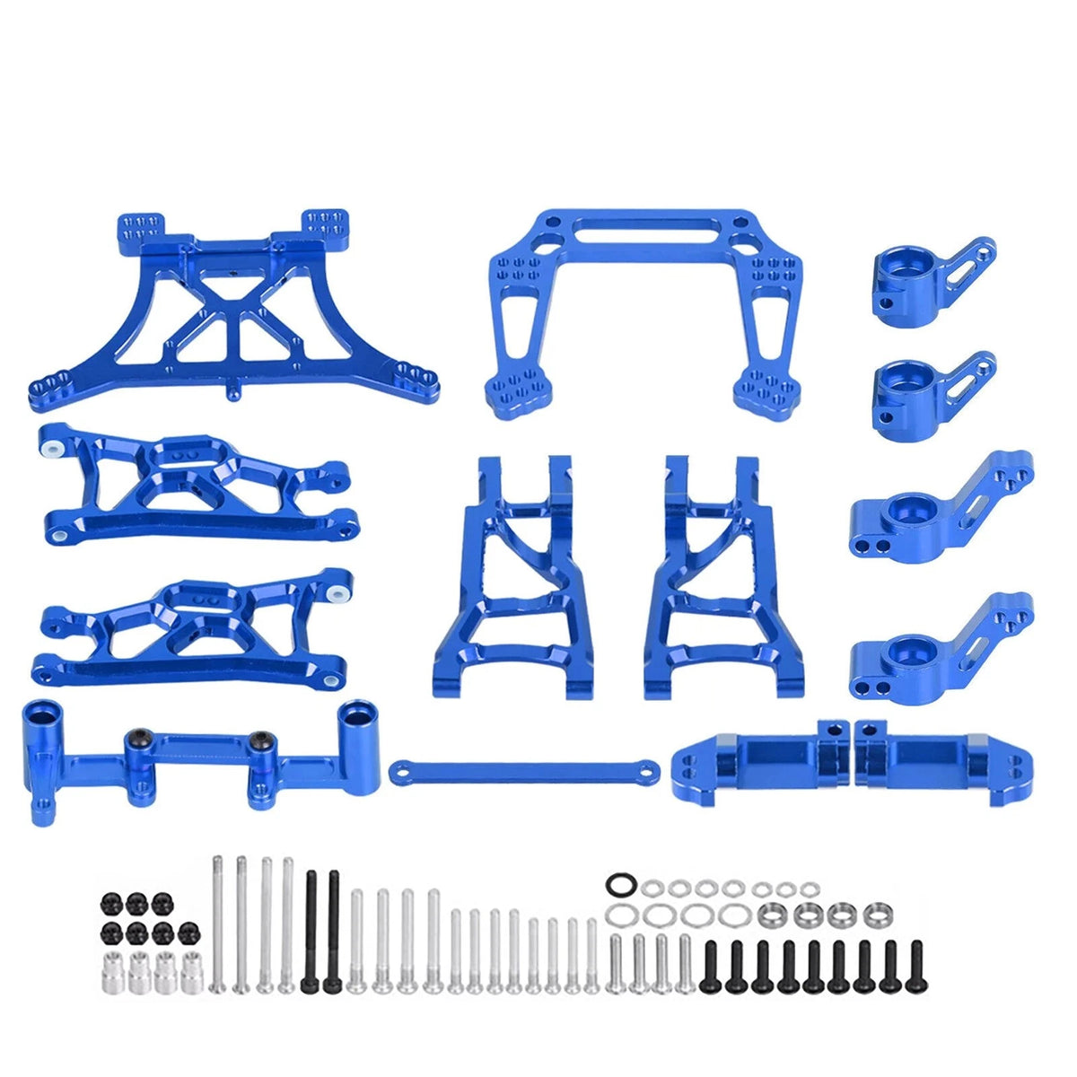 Blue Full Set RC Car Upgrade Parts For Traxxas Slash 2WD/Stampede/Rustler 1/10